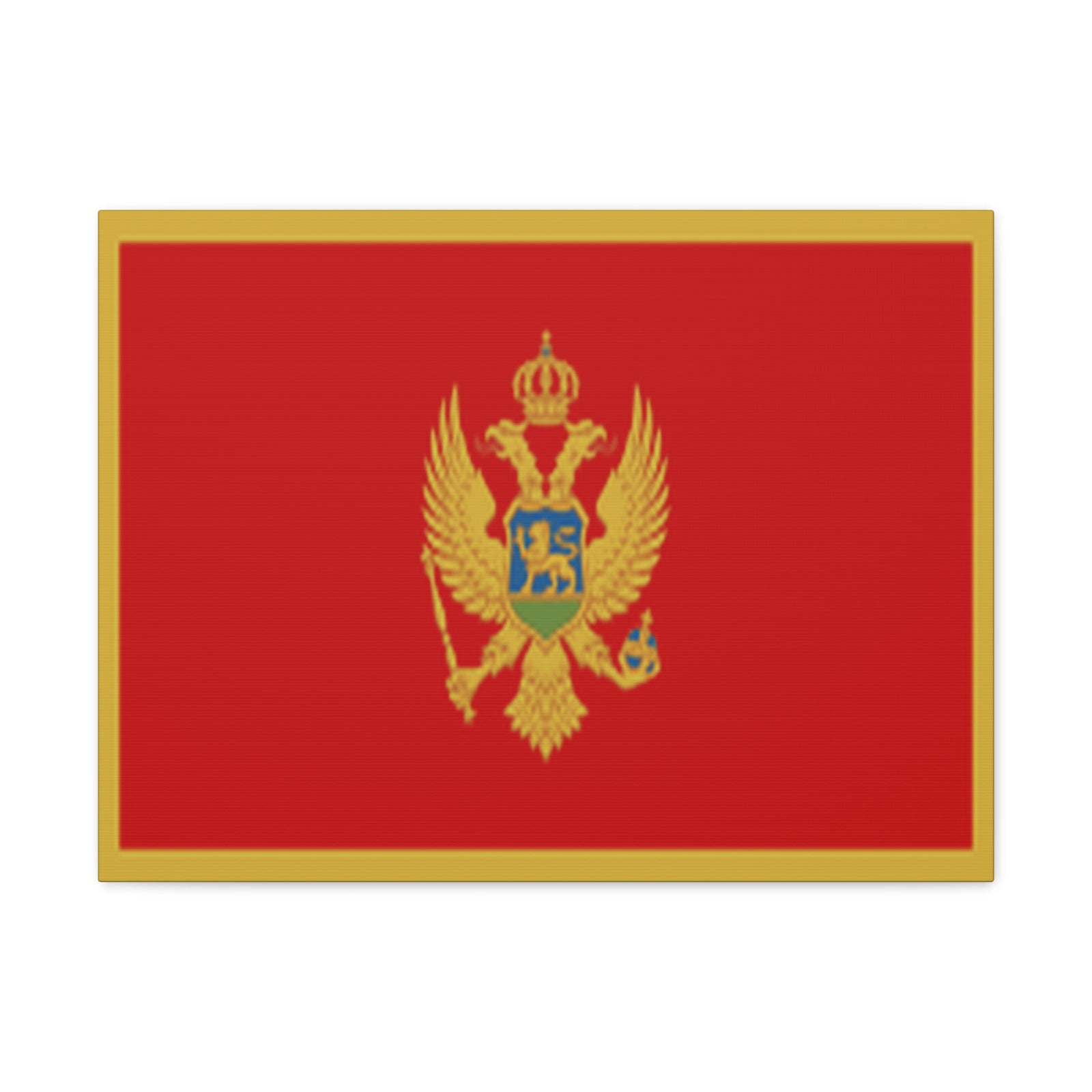 Montenegro Country Flag Canvas Vibrant Wall Art Unframed Home Decor-Express Your Love Gifts
