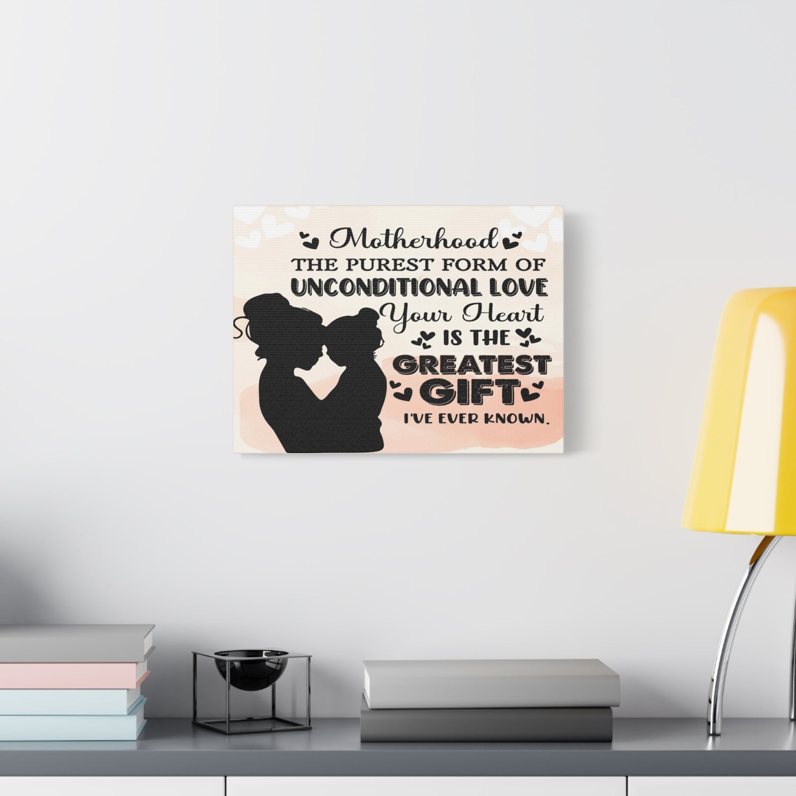 To Mom Greatest Gift Inspirational Quote – Elegant Home Décor-Express Your Love Gifts