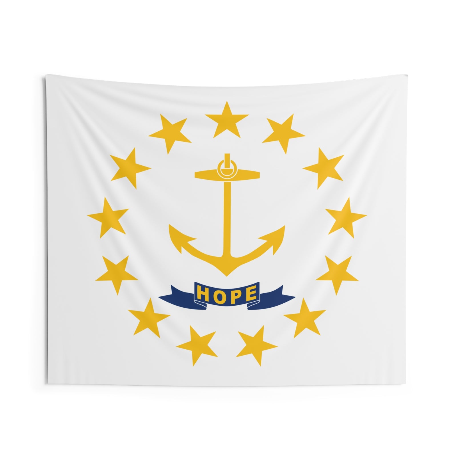 Rhode Island State Flag Wall Hanging Tapestry-Express Your Love Gifts