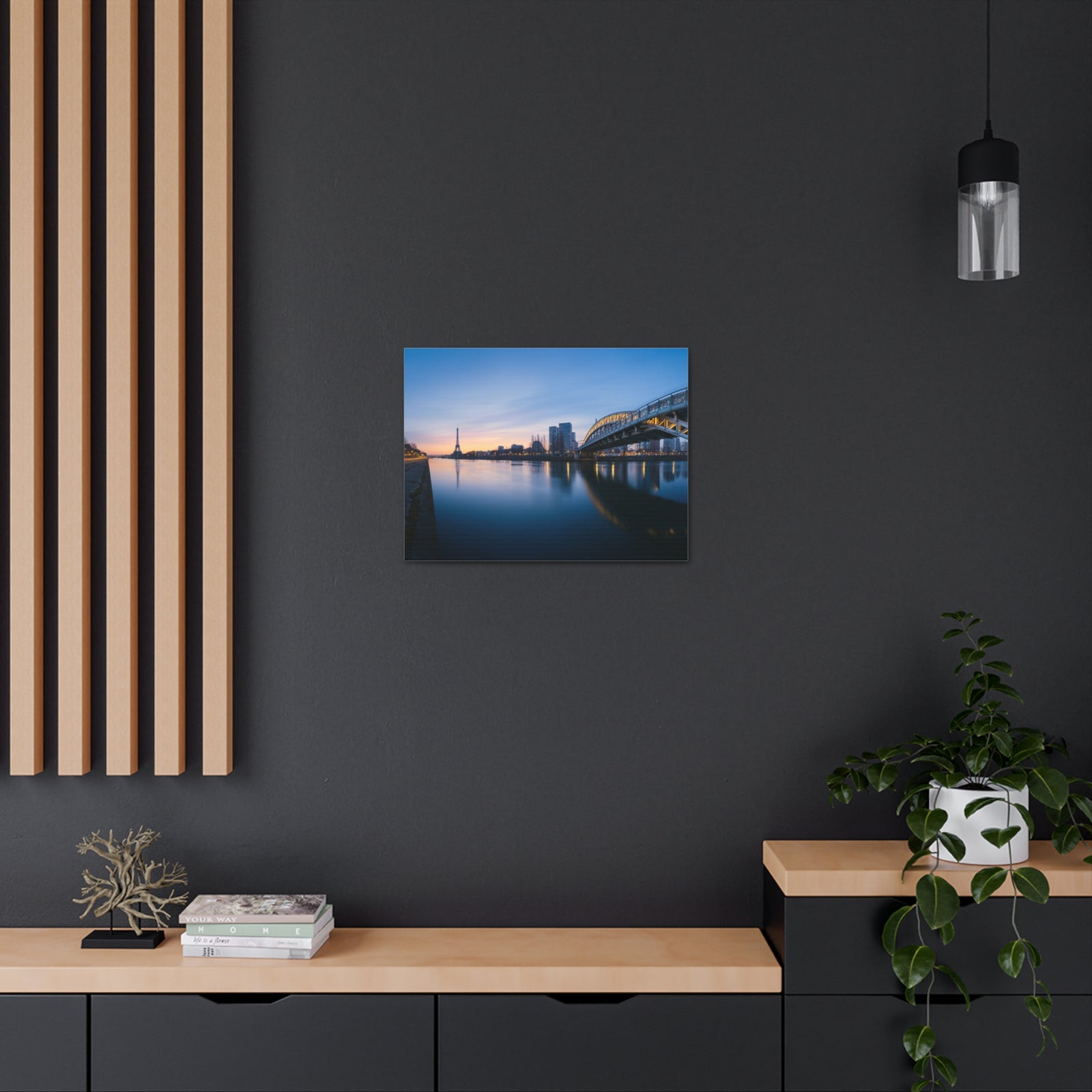 Paris Night Skyline Canvas Artwork High-Quality Breathtaking Stunning Cityscape for Home Decor Ready to Hang-Express Your Love Gifts