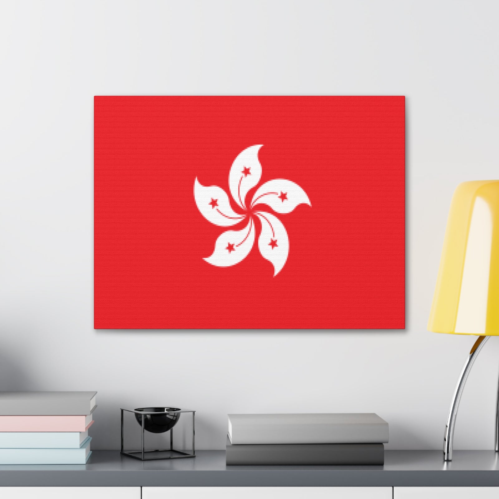 Hongkong Country Flag Canvas Vibrant Wall Art Unframed Home Decor-Express Your Love Gifts