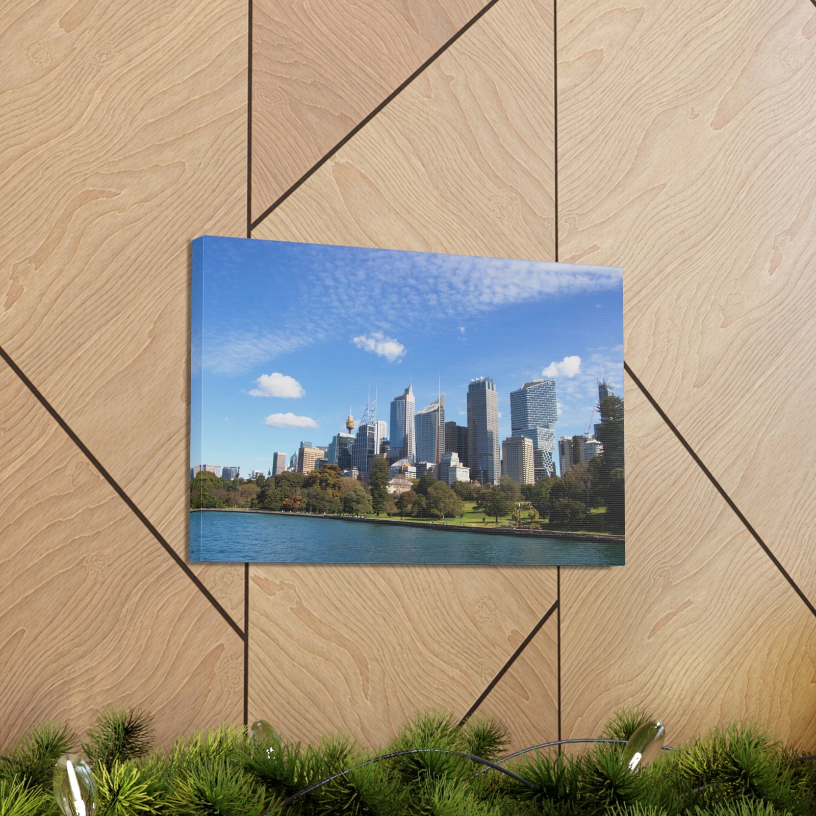 Sydney Daytime Skyline Canvas Artwork High-Quality Breathtaking Stunning Cityscape for Home Decor Ready to Hang-Express Your Love Gifts