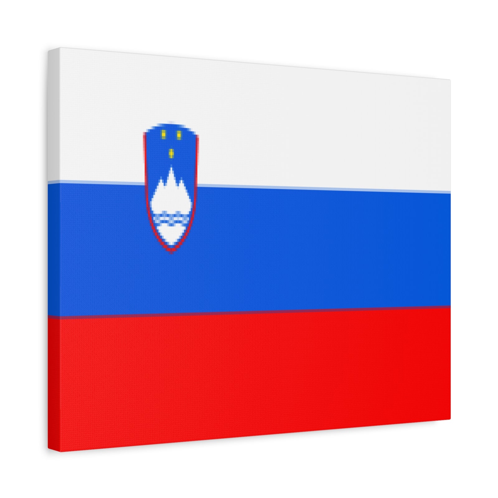 Slovenia Country Flag Canvas Vibrant Wall Art Unframed Home Decor-Express Your Love Gifts