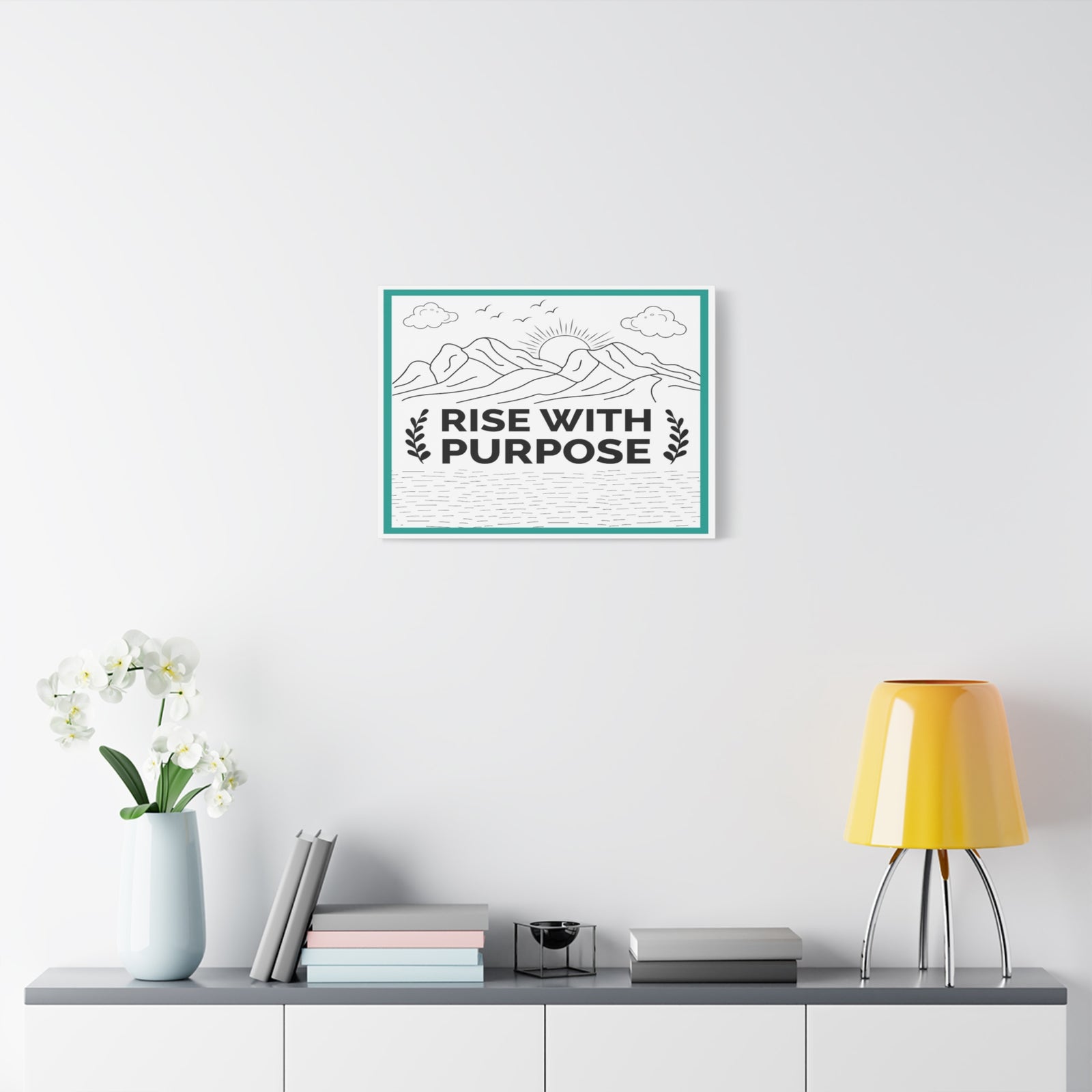 Inspirational Motivational Quote Canvas Wall Art for Home Decor Ready-to-Hang-Express Your Love Gifts