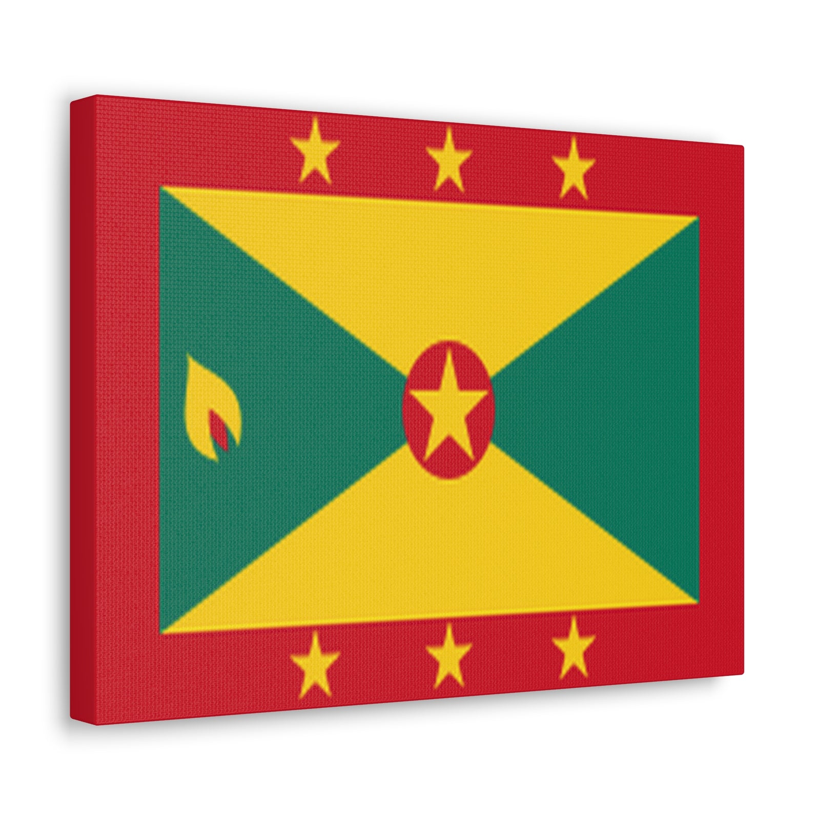 Grenada Country Flag Canvas Vibrant Wall Art Unframed Home Decor-Express Your Love Gifts