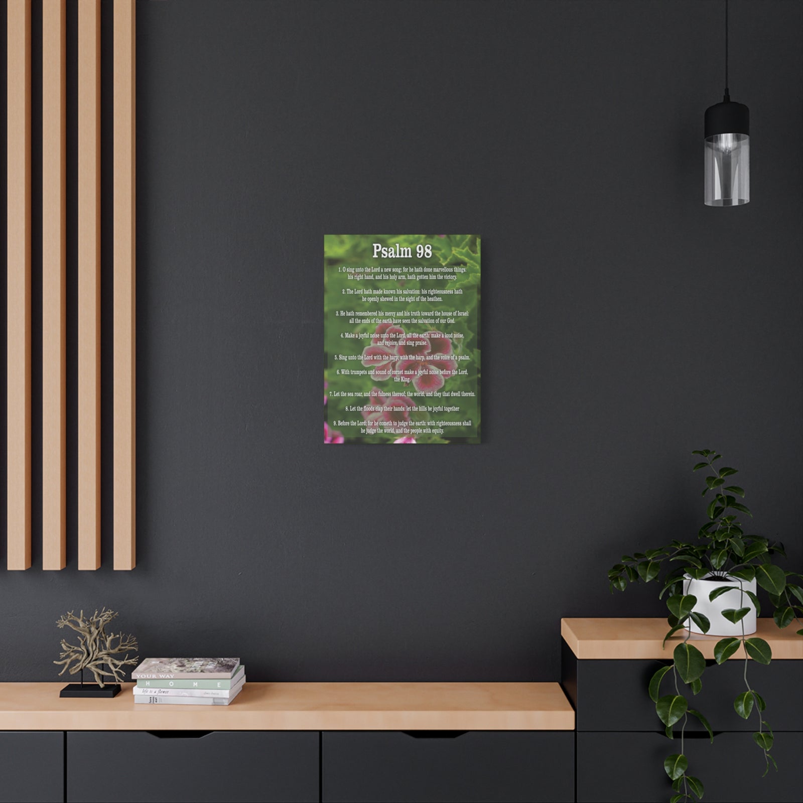 Scripture Walls Joyful Noise Of Salvation Psalm 98:4 Christian Wall Art Print Ready to Hang-Express Your Love Gifts