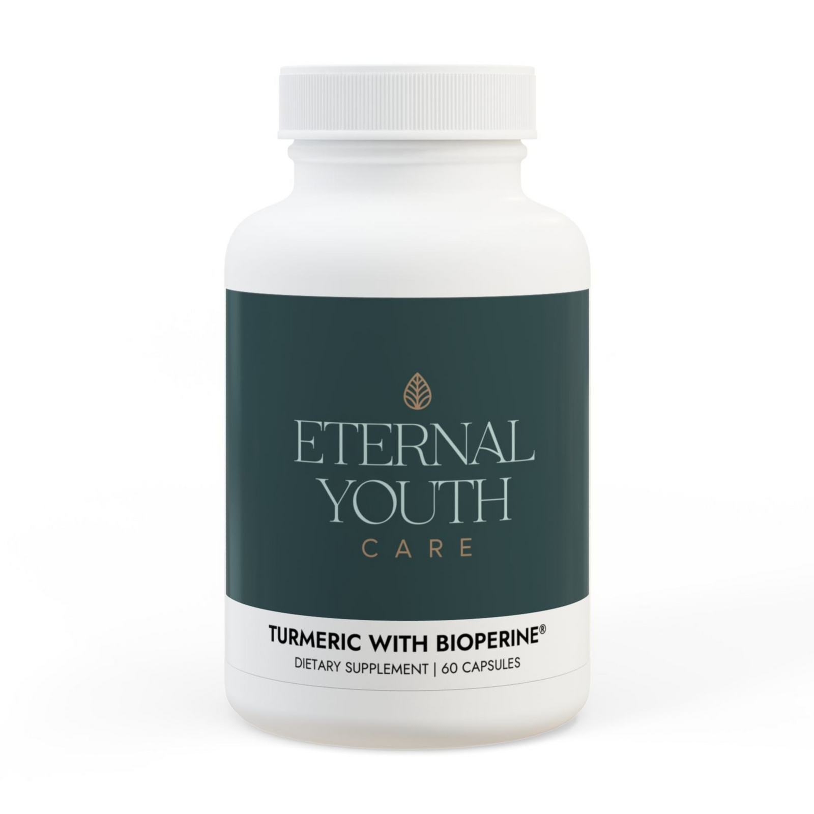 Eternal Youth Turmeric with BioPerine Antioxidant & Recovery Support Non-GMO, Vegan (60 Capsules)-Express Your Love Gifts