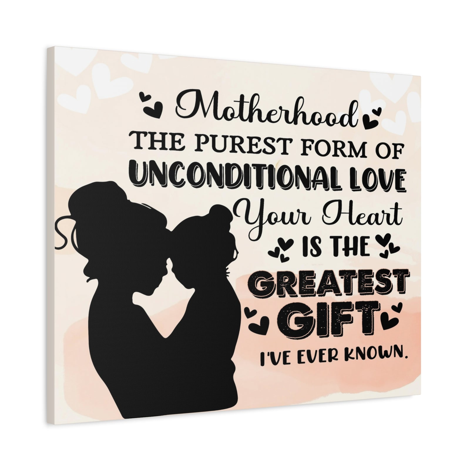To Mom Greatest Gift Inspirational Quote – Elegant Home Décor-Express Your Love Gifts
