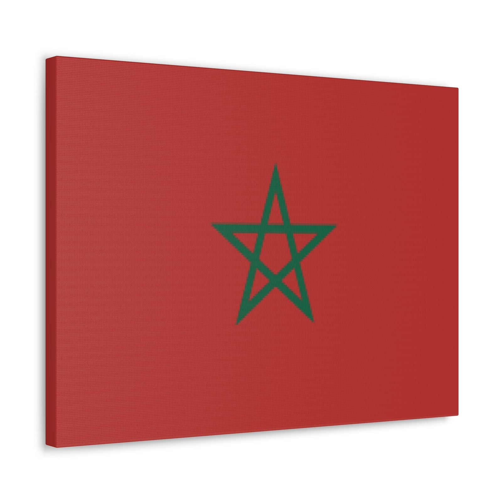Morocco Country Flag Canvas Vibrant Wall Art Unframed Home Decor-Express Your Love Gifts