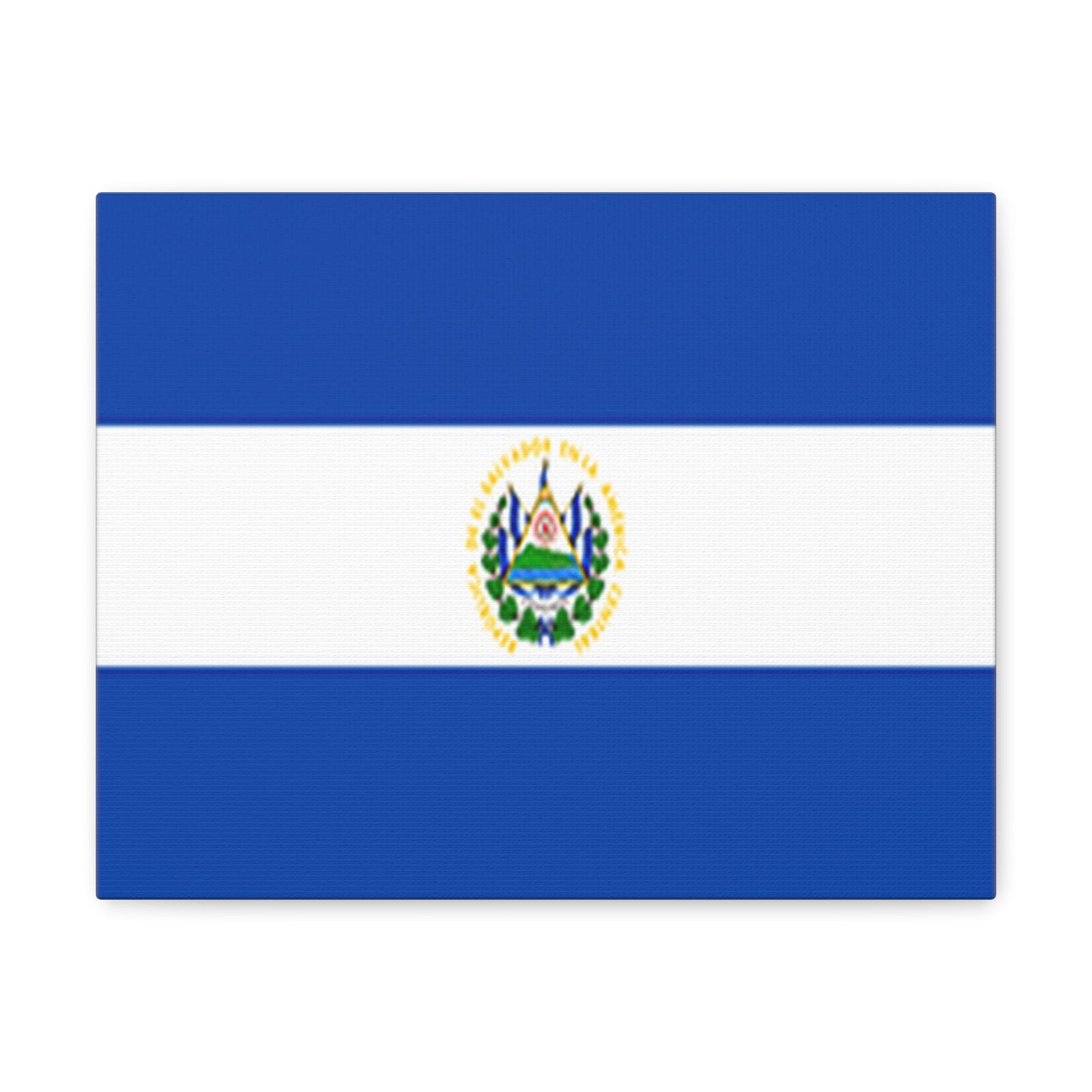 El Salvador Country Flag Canvas Vibrant Wall Art Unframed Home Decor-Express Your Love Gifts