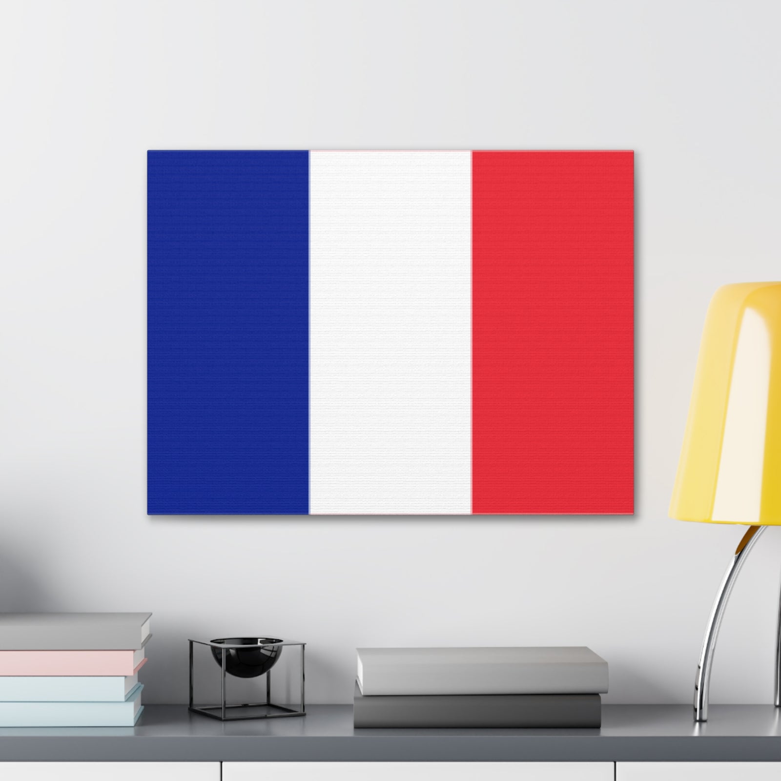 France Country Flag Canvas Vibrant Wall Art Unframed Home Decor-Express Your Love Gifts
