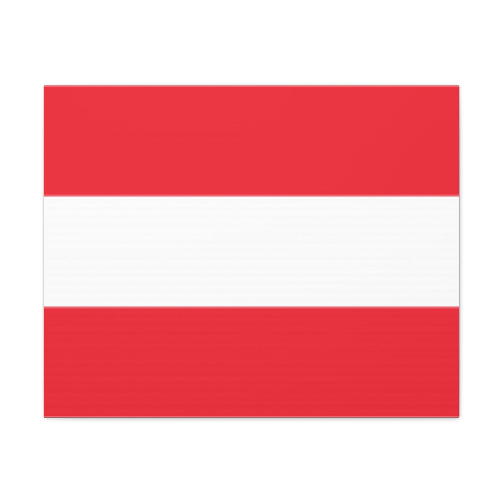 Austria Country Flag Canvas Vibrant Wall Art Unframed Home Decor-Express Your Love Gifts