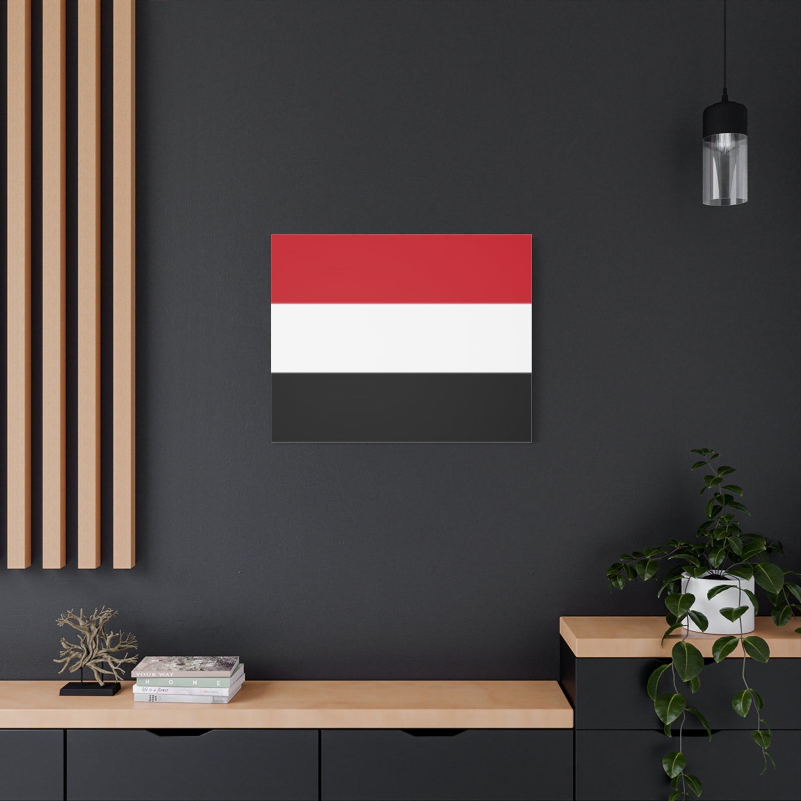 Yemen Country Flag Canvas Vibrant Wall Art Unframed Home Decor-Express Your Love Gifts