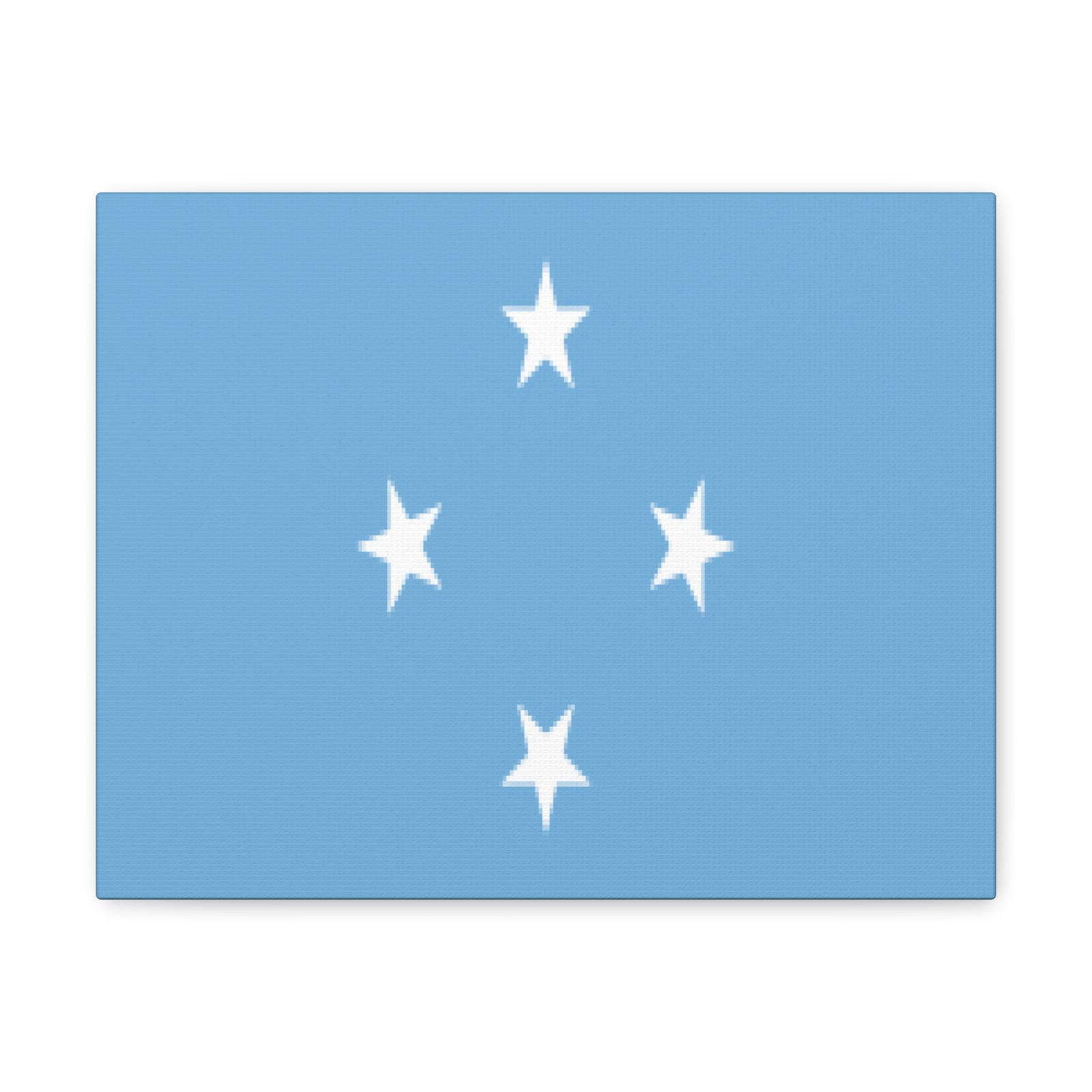 Micronesia Country Flag Canvas Vibrant Wall Art Unframed Home Decor-Express Your Love Gifts