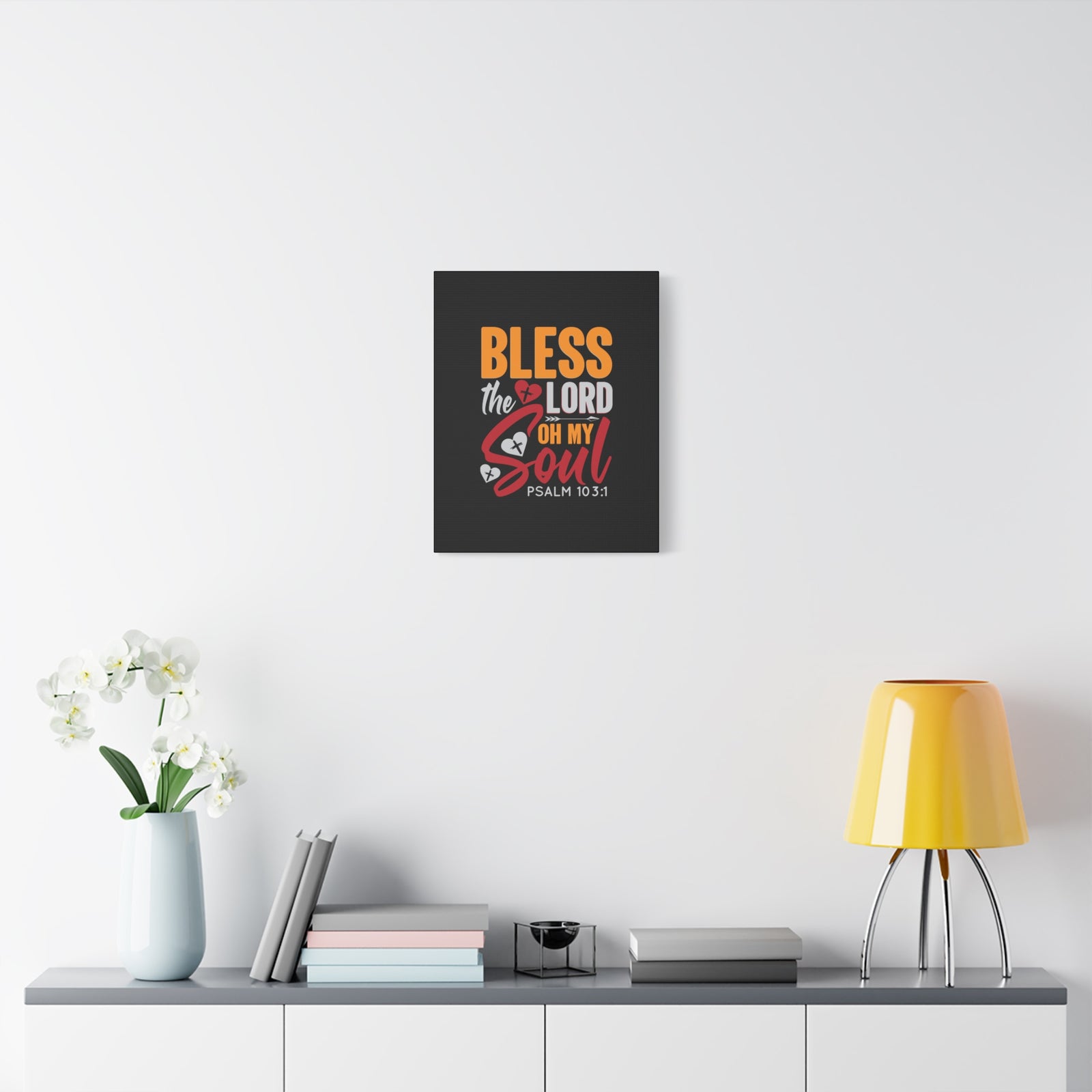 Scripture Walls Oh My Soul Psalm 103:1 Bible Verse Canvas Christian Wall Art Ready to Hang-Express Your Love Gifts