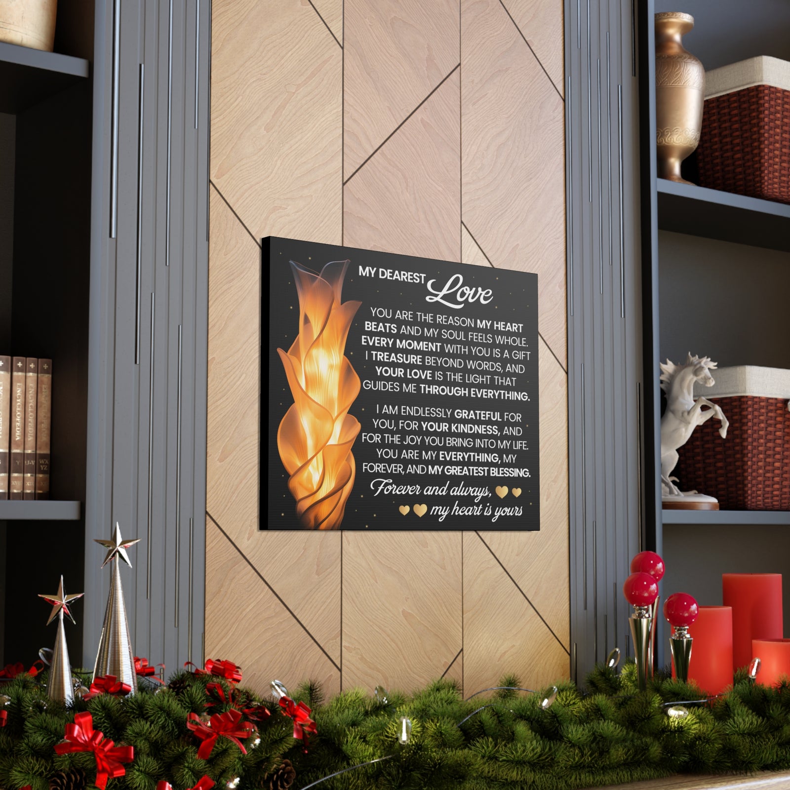 You Are The Reason Romantic Inspirational Print Ready to Hang Artwork Unframed-Express Your Love Gifts