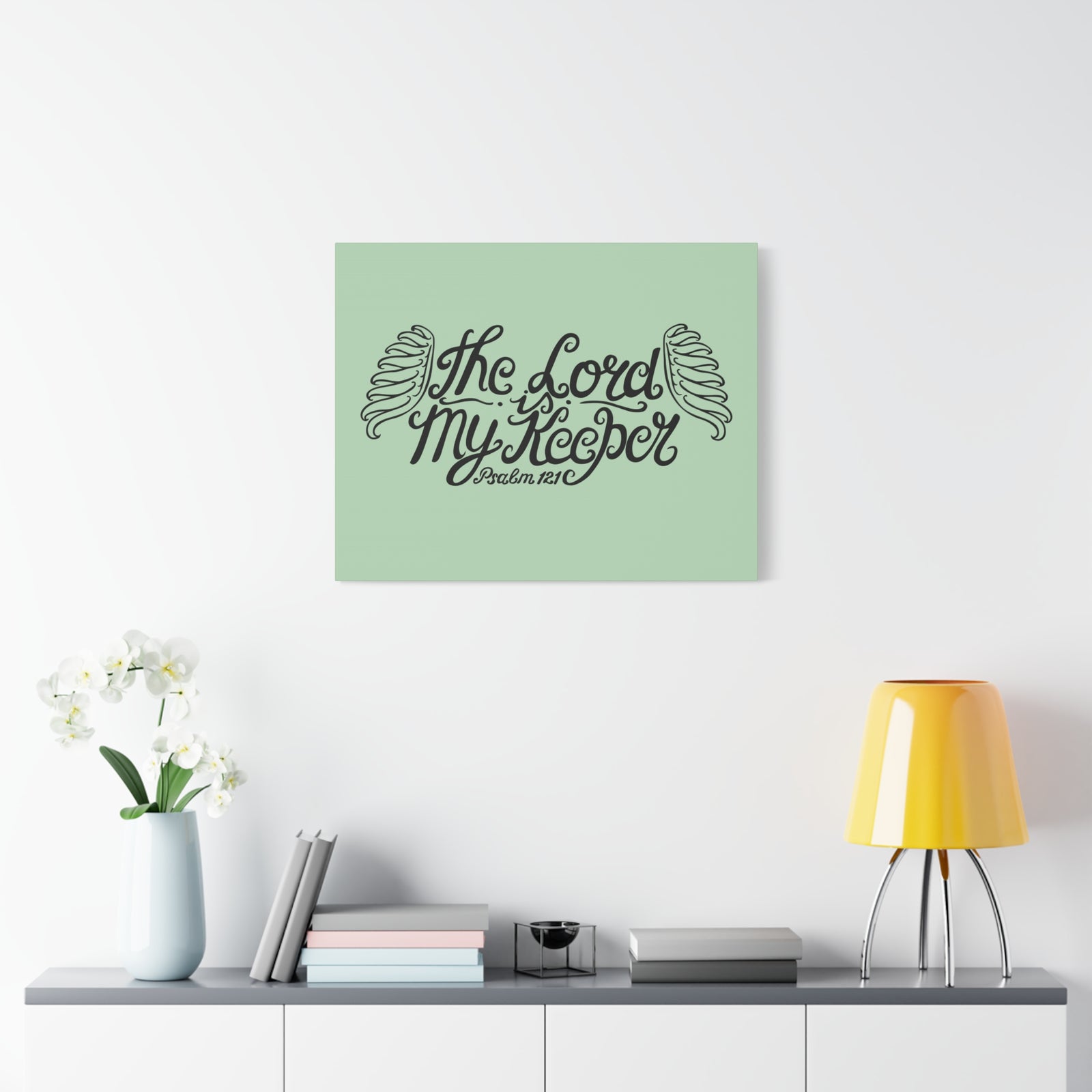 Scripture Walls The Lord Is My Keeper Psalm 121 Bible Verse Canvas Christian Wall Art Ready To Hang-Express Your Love Gifts