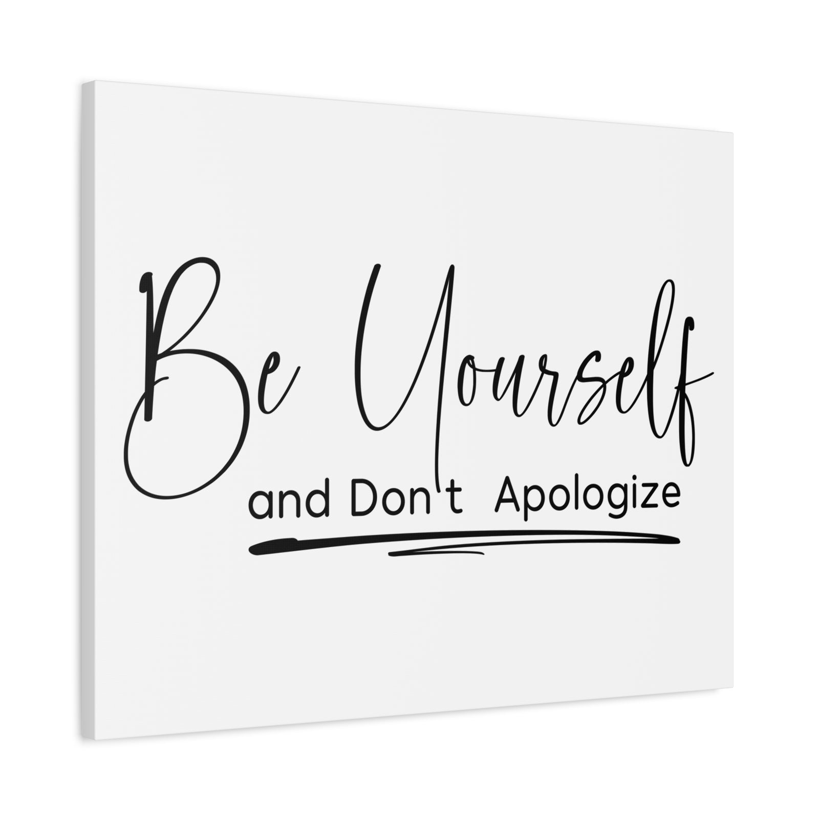 Inspirational Quote Canvas Be Yourself Wall Art Motivational Motto Inspiring Prints Artwork Decor Ready to Hang-Express Your Love Gifts