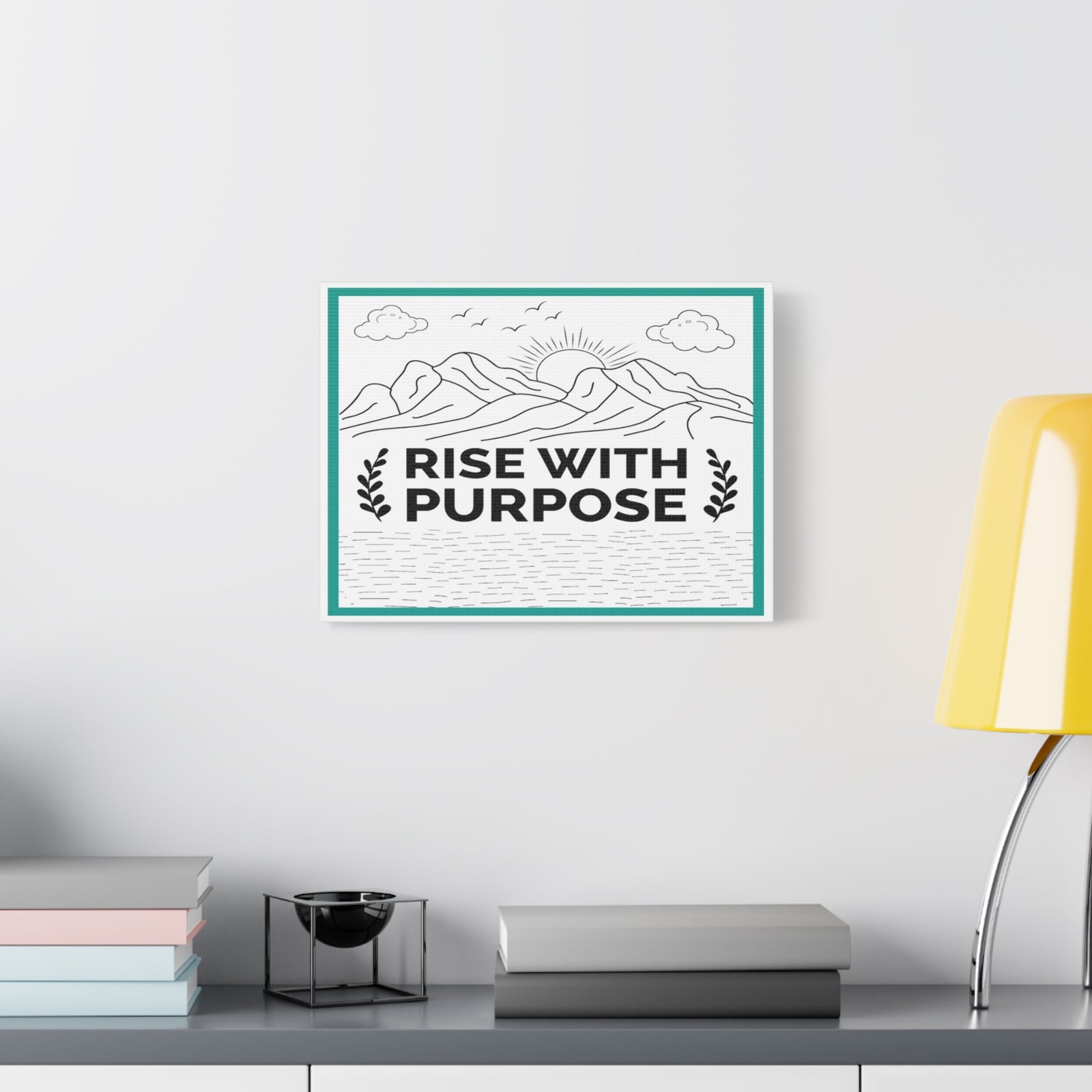 Inspirational Motivational Quote Canvas Wall Art for Home Decor Ready-to-Hang-Express Your Love Gifts