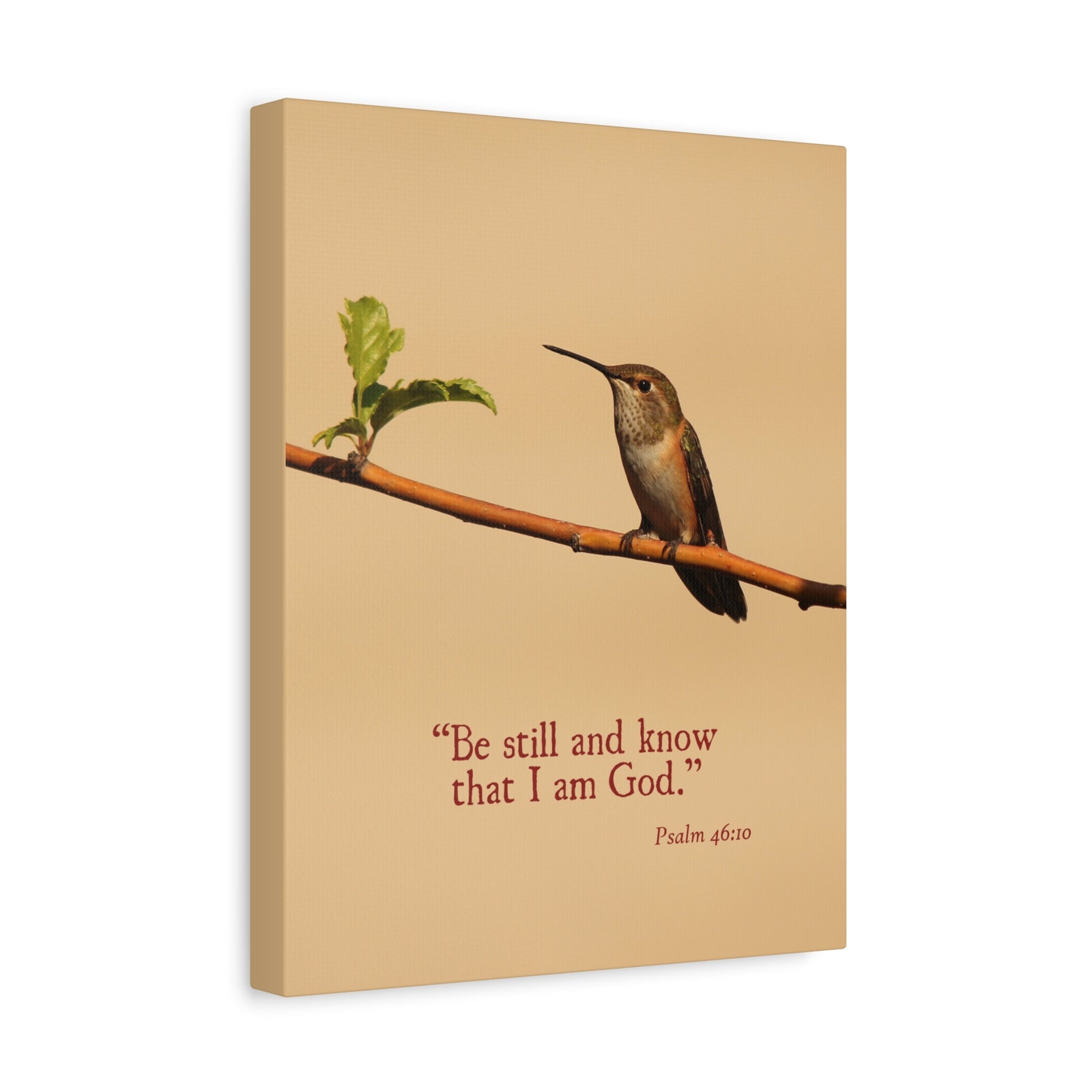 Scripture Walls I Am God Psalm 46:10 Bible Verse Canvas Christian Wall Art Ready to Hang-Express Your Love Gifts