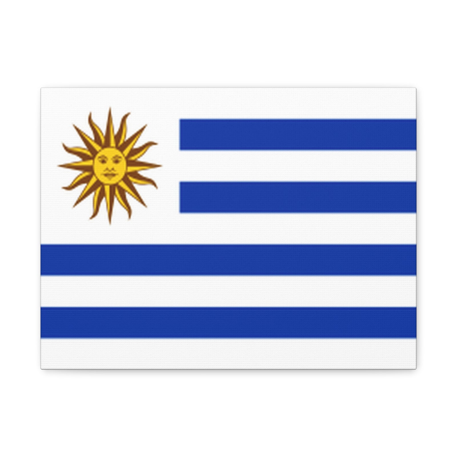 Uruguay Country Flag Canvas Vibrant Wall Art Unframed Home Decor-Express Your Love Gifts