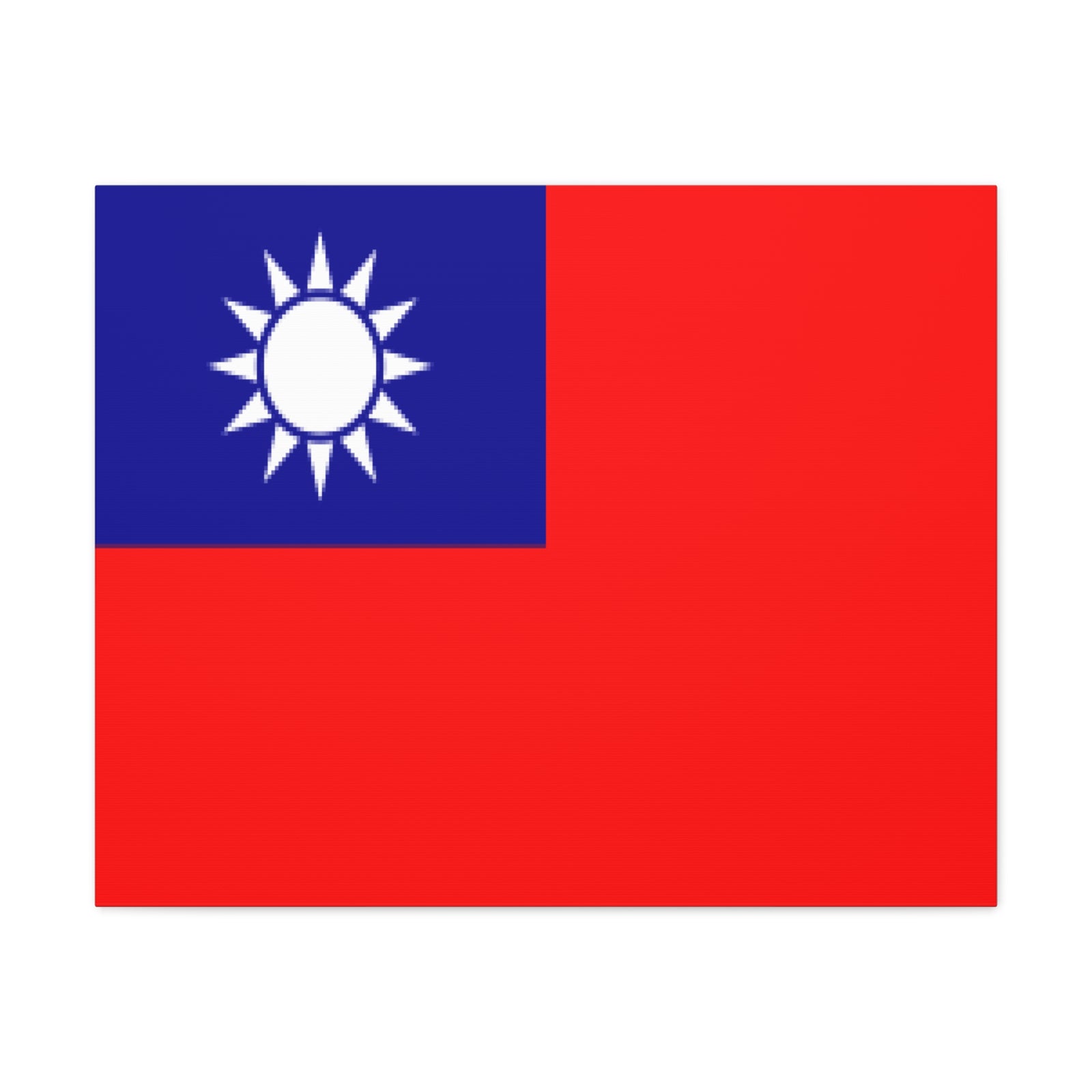 Taiwan Country Flag Canvas Vibrant Wall Art Unframed Home Decor-Express Your Love Gifts