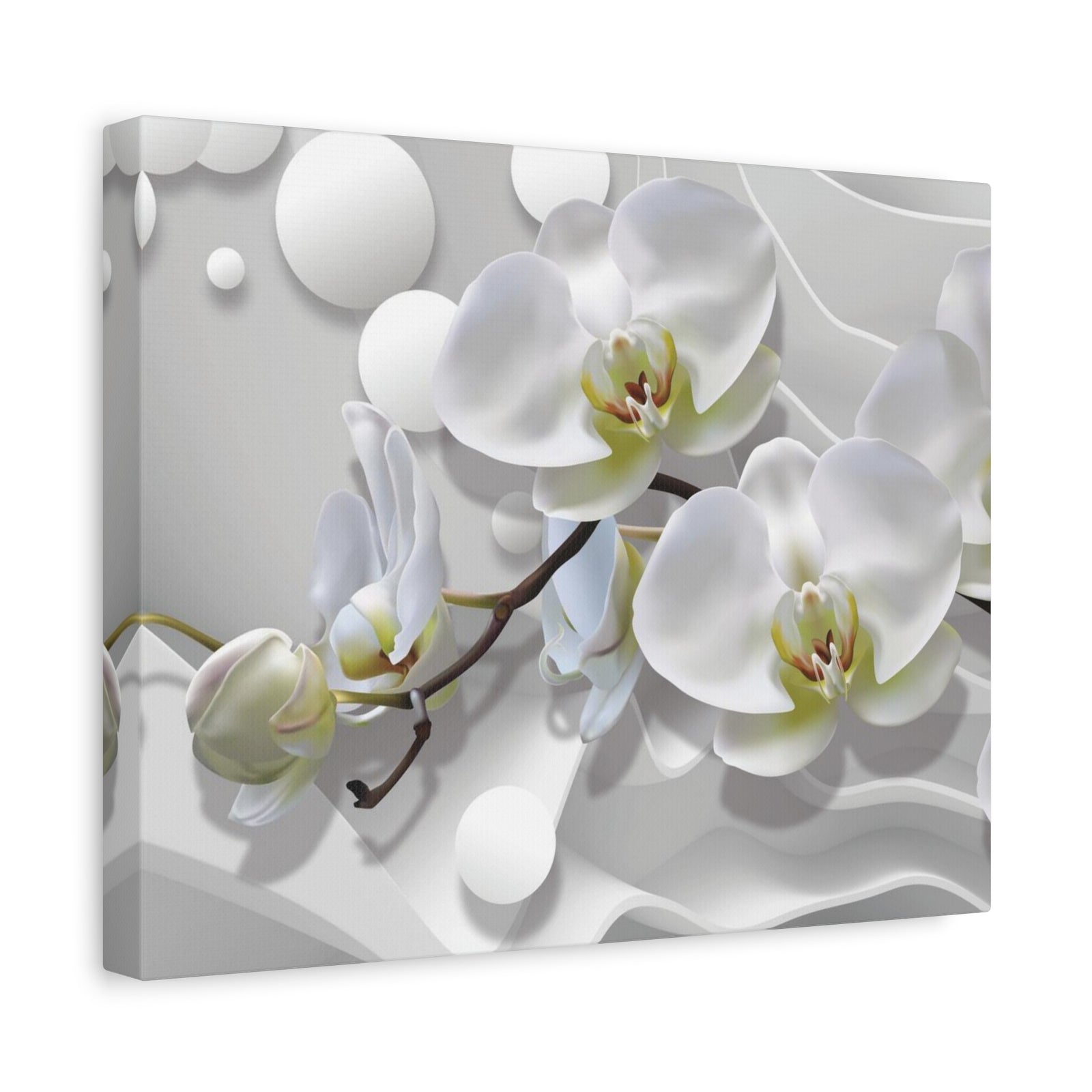 Bouquet of Orchids Flower Canvas Wall Art for Home Decor Ready-to-Hang-Express Your Love Gifts