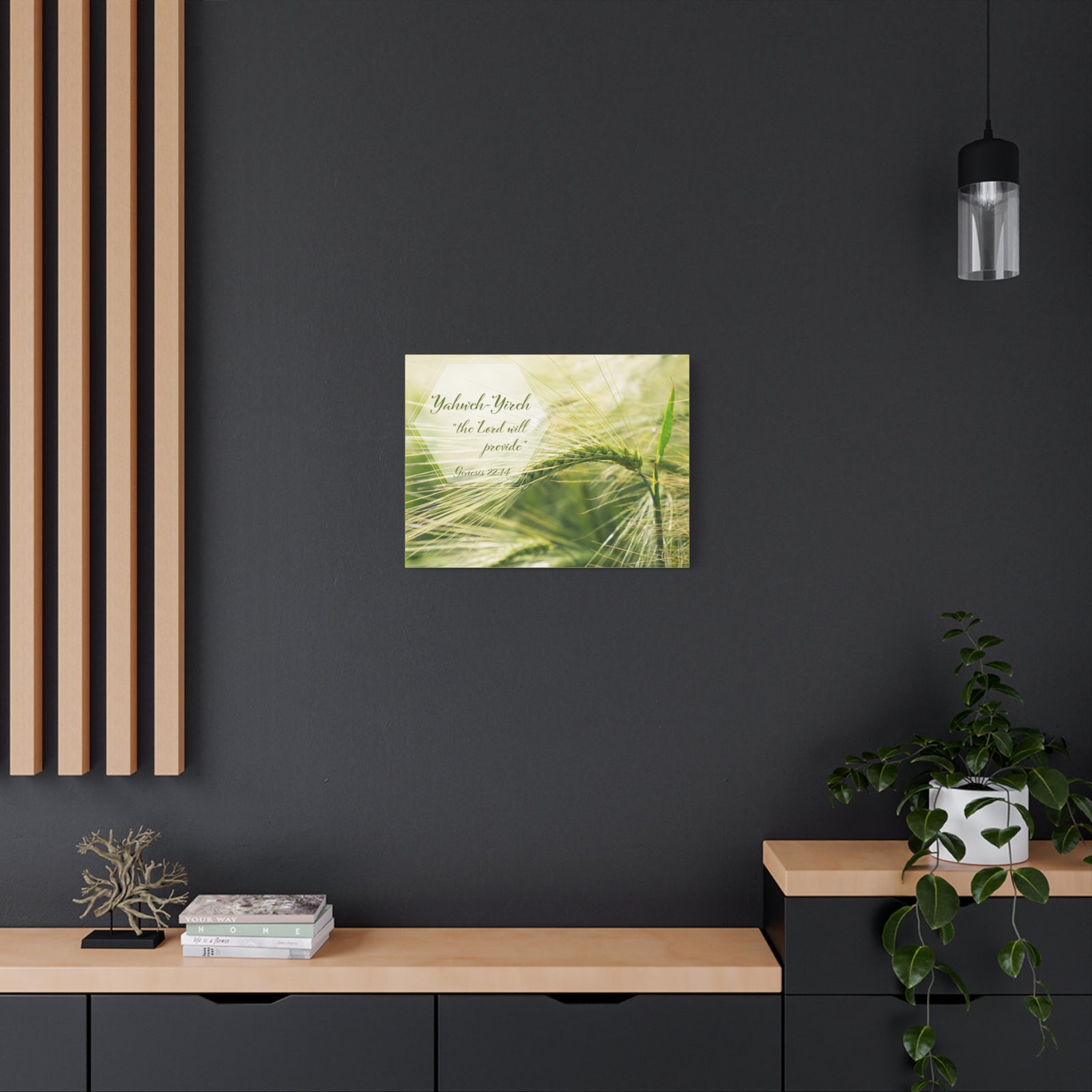 Scripture Walls The Lord Will Provide Genesis 22:14 Bible Verse Canvas Christian Wall Art Bible Verse Print Ready To Hang-Express Your Love Gifts