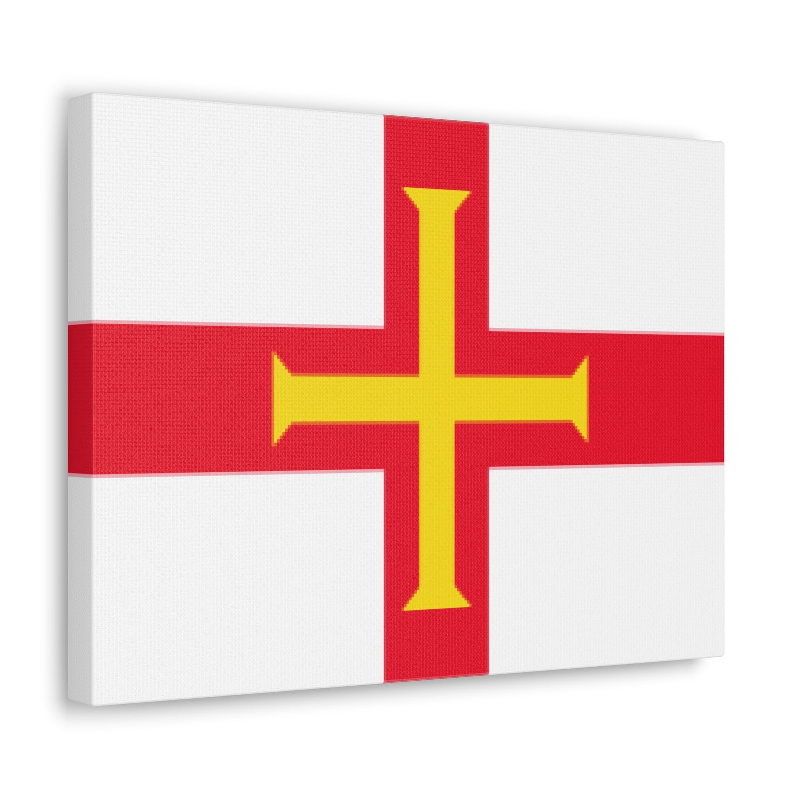 Guernsey Country Flag Canvas Vibrant Wall Art Unframed Home Decor-Express Your Love Gifts
