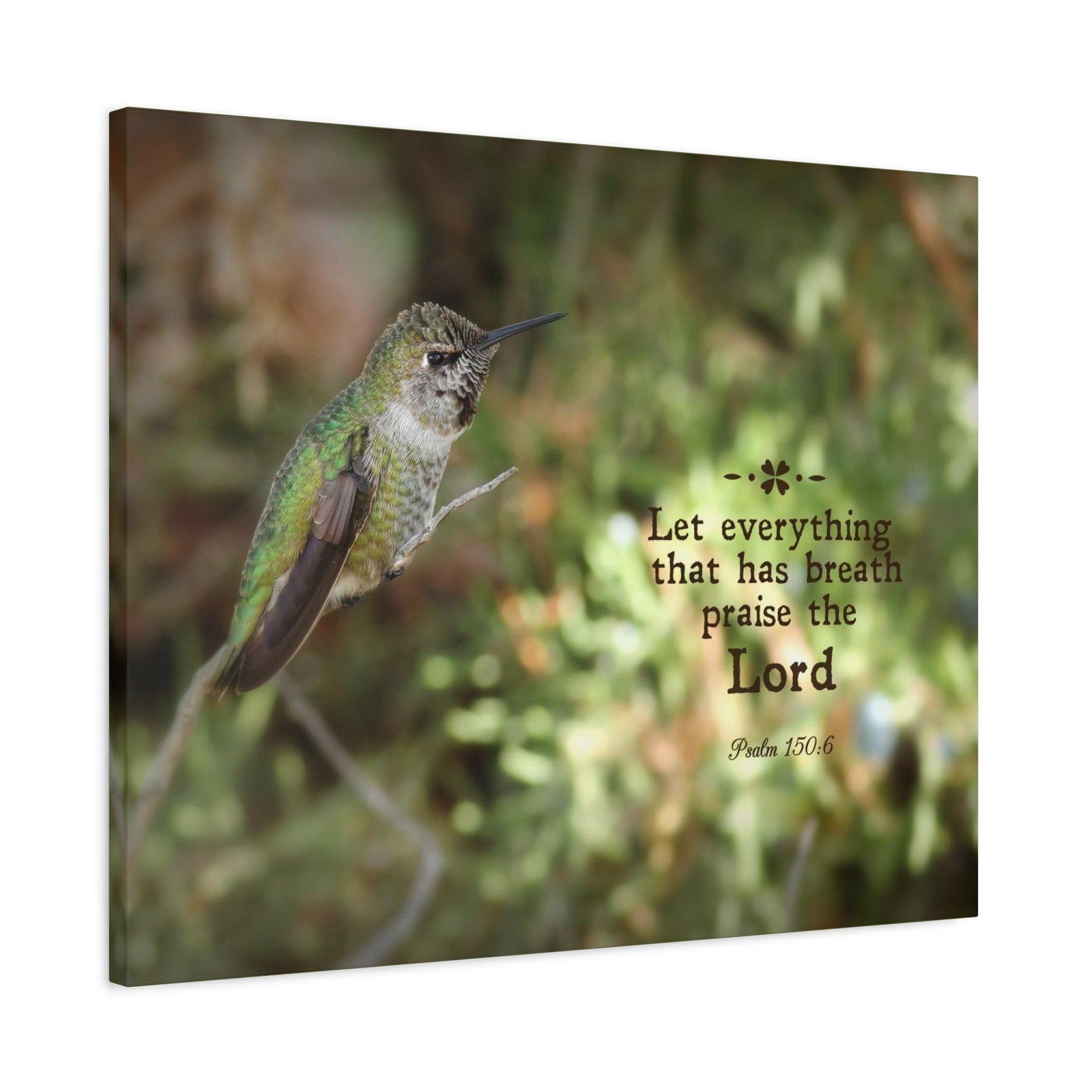 Scripture Walls Praise The Lord Psalm 150:6 Bible Verse Canvas Christian Wall Art Bible Verse Print Ready To Hang-Express Your Love Gifts