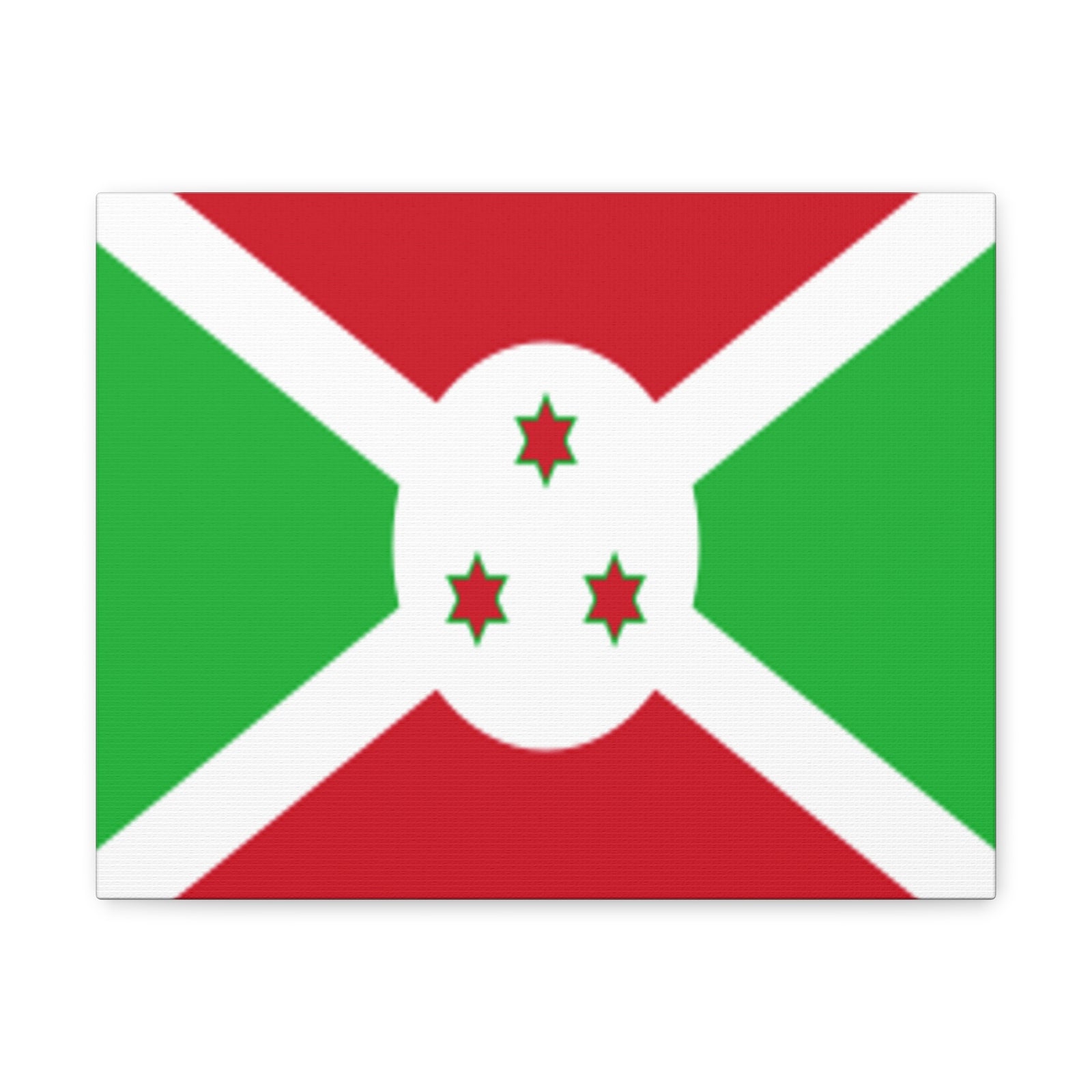 Burundi Country Flag Canvas Vibrant Wall Art Unframed Home Decor-Express Your Love Gifts