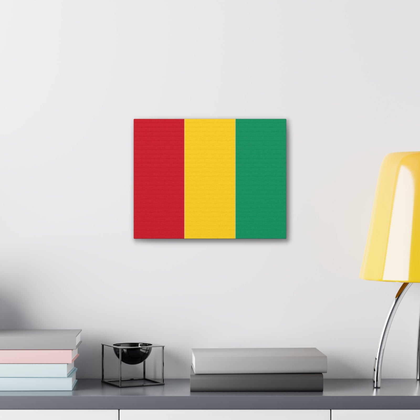 Guinea Country Flag Canvas Vibrant Wall Art Unframed Home Decor-Express Your Love Gifts