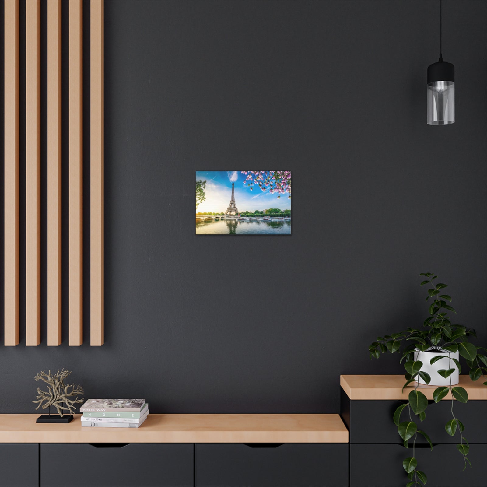 Fantastic View Eiffel Tower France Canvas Artwork High-Quality Breathtaking French City for Home Decor Ready to Hang-Express Your Love Gifts