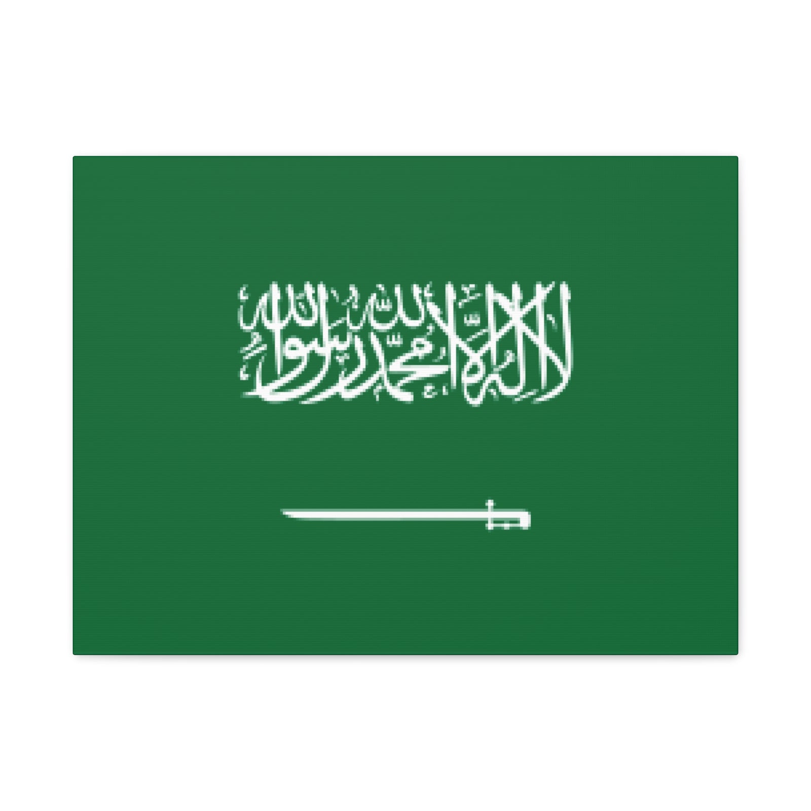 Saudi Arabia Country Flag Canvas Vibrant Wall Art Unframed Home Decor-Express Your Love Gifts