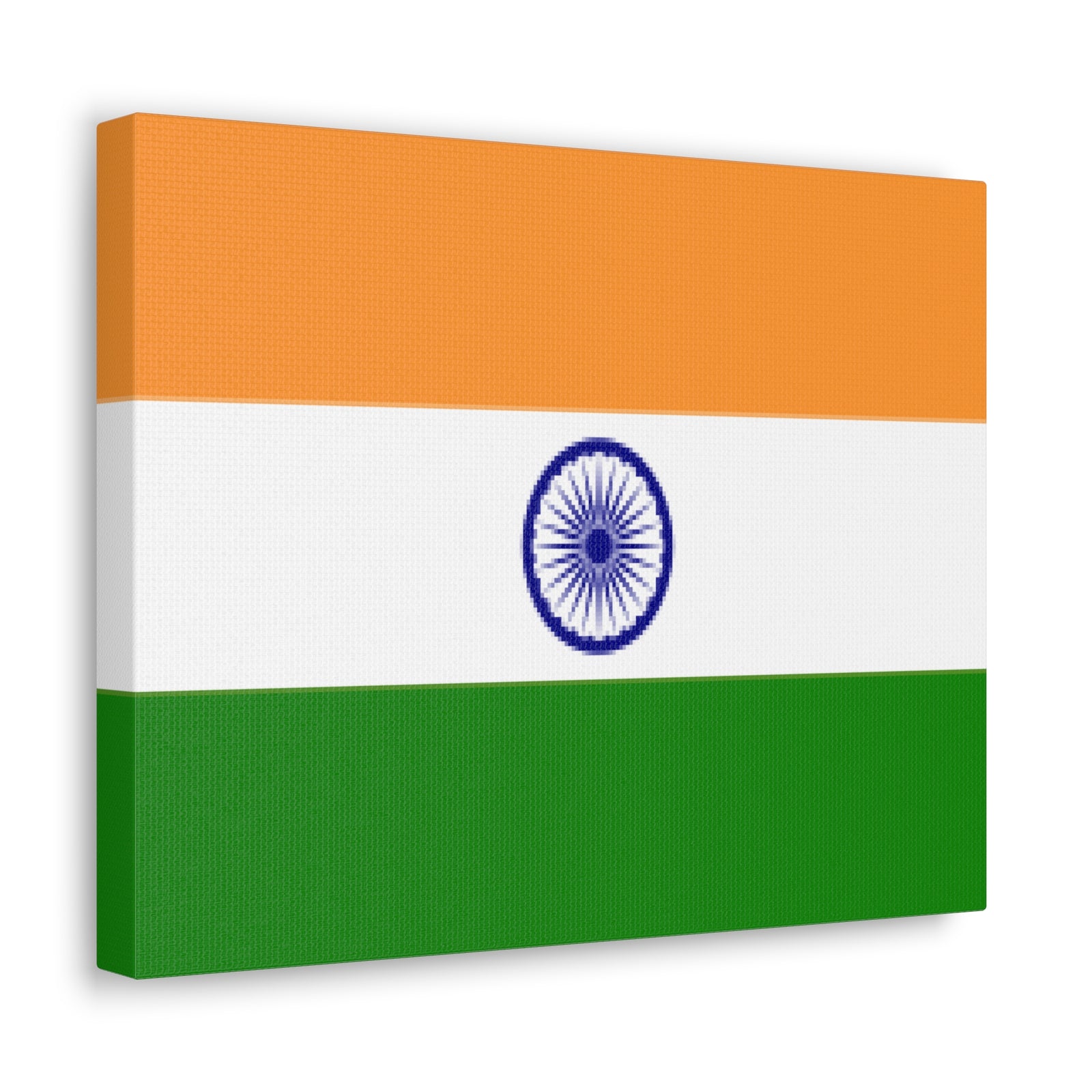 India Country Flag Canvas Vibrant Wall Art Unframed Home Decor-Express Your Love Gifts