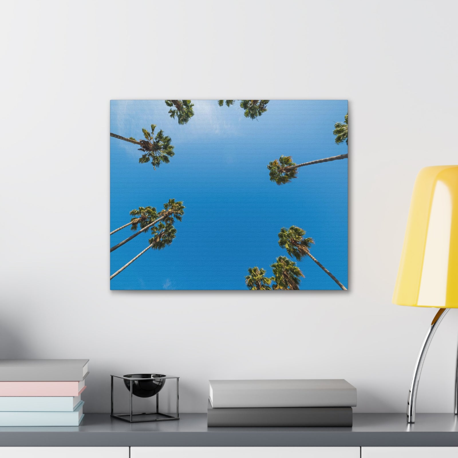 Palm Trees Los Angeles Modern Multicolor Scenic Nature Photography Canvas Home Office Decor Ready to Hang-Express Your Love Gifts