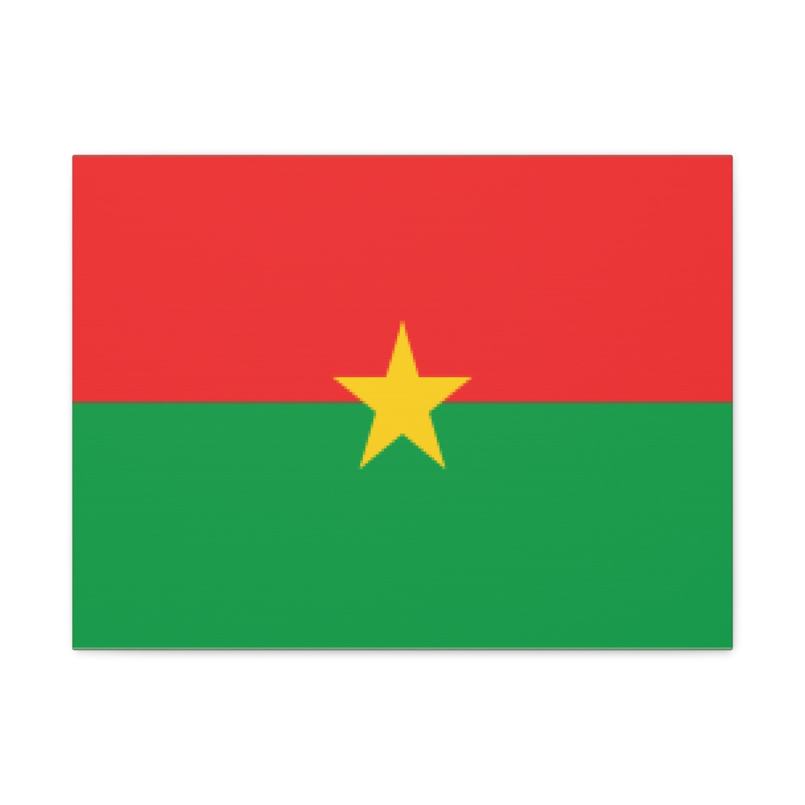 Burkina Faso Country Flag Canvas Vibrant Wall Art Unframed Home Decor-Express Your Love Gifts
