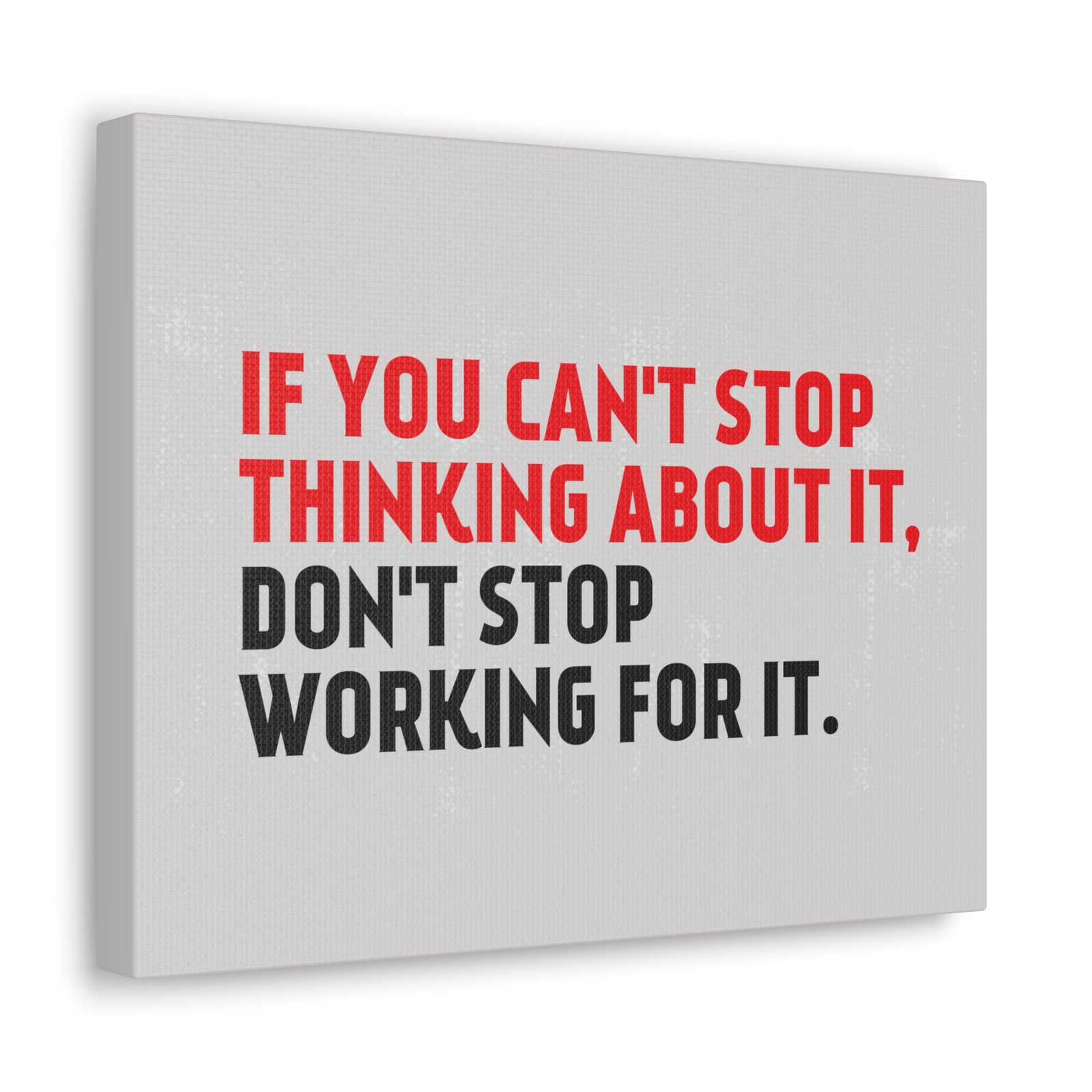 Inspirational Wall Art Thinking About It Motivation Wall Decor for Home Office Gym Inspiring Success Quote Print Ready to Hang-Express Your Love Gifts