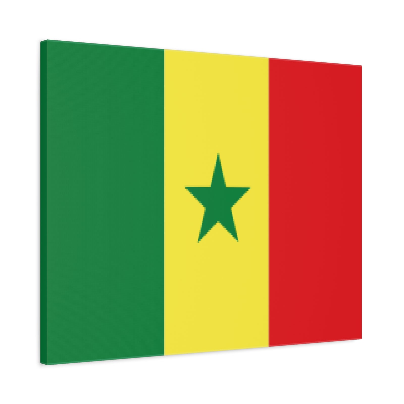 Senegal Country Flag Canvas Vibrant Wall Art Unframed Home Decor-Express Your Love Gifts