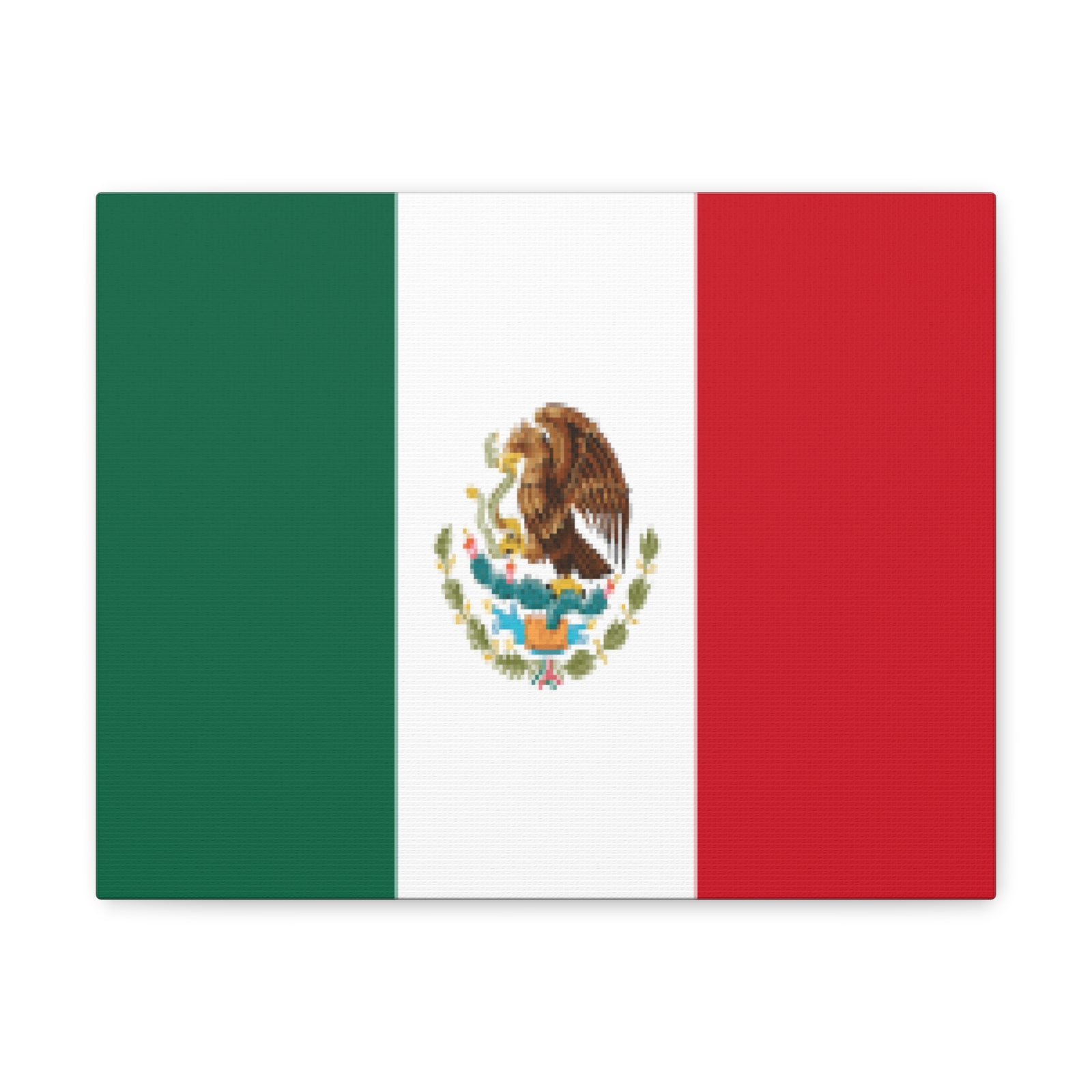 Mexico Country Flag Canvas Vibrant Wall Art Unframed Home Decor-Express Your Love Gifts