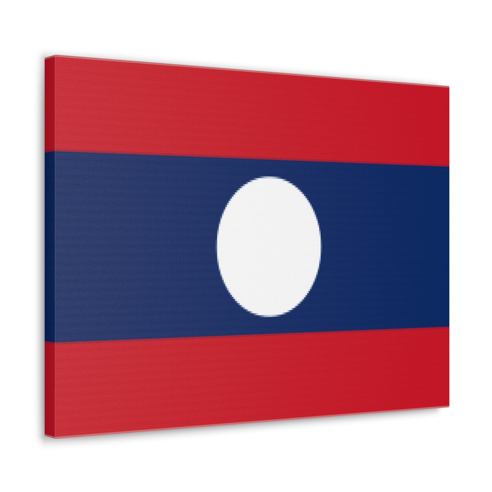 Laos Country Flag Canvas Vibrant Wall Art Unframed Home Decor-Express Your Love Gifts