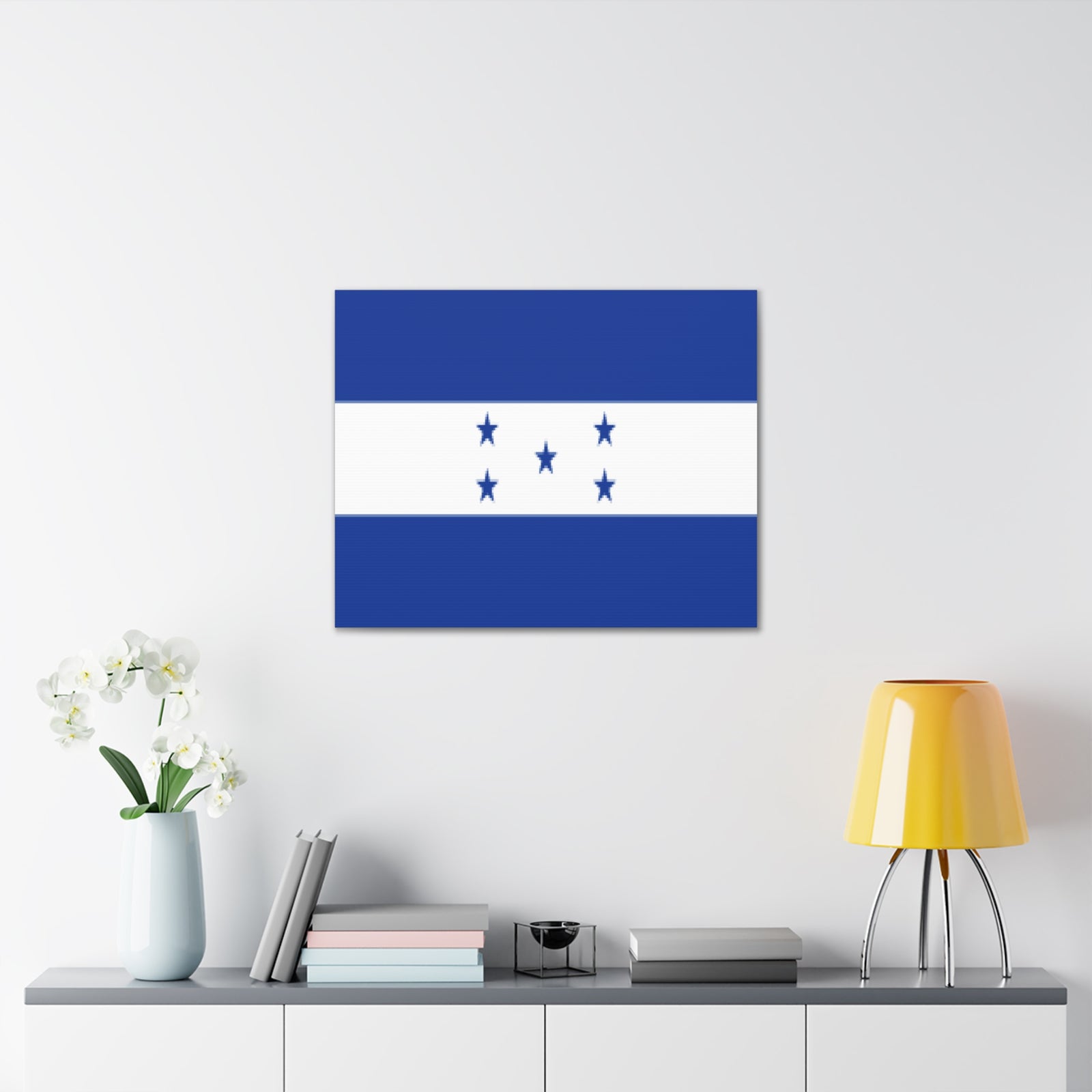 Honduras Country Flag Canvas Vibrant Wall Art Unframed Home Decor-Express Your Love Gifts