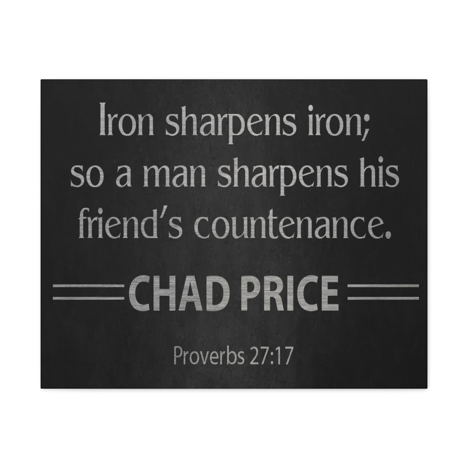 Personalized Proverbs 27:17-Express Your Love Gifts