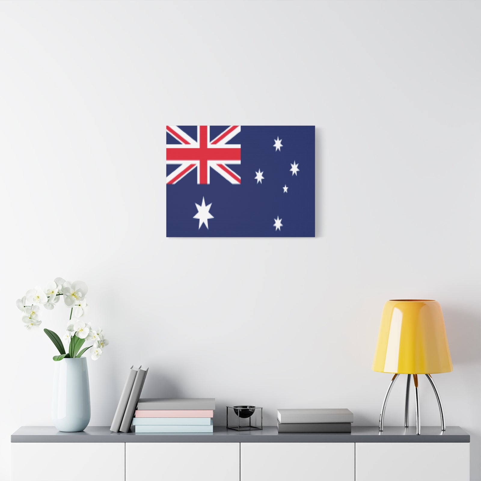 Australia Country Flag Canvas Vibrant Wall Art Unframed Home Decor-Express Your Love Gifts