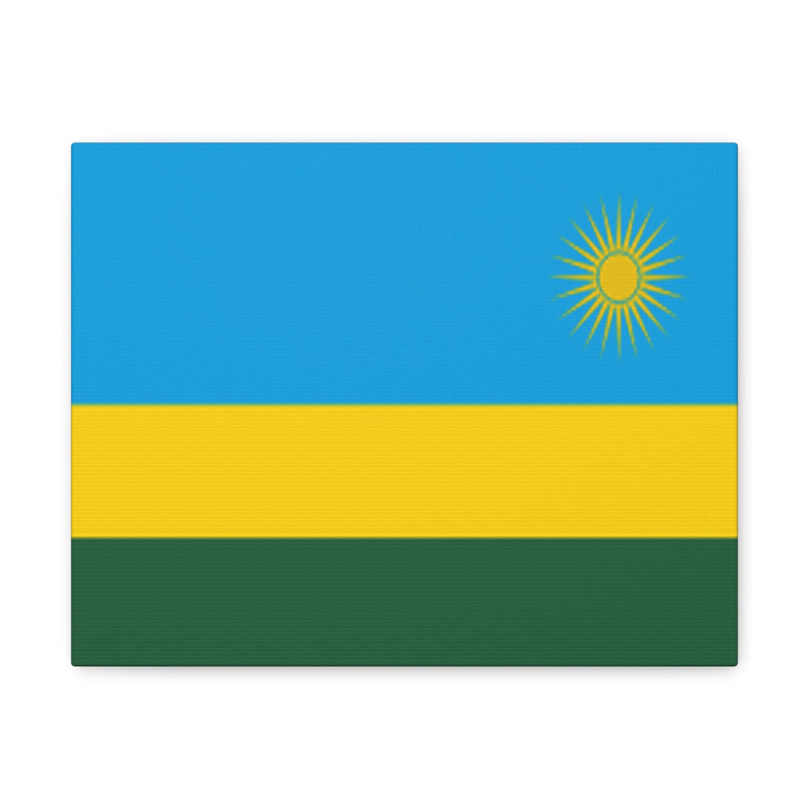 Rwanda Country Flag Canvas Vibrant Wall Art Unframed Home Decor-Express Your Love Gifts