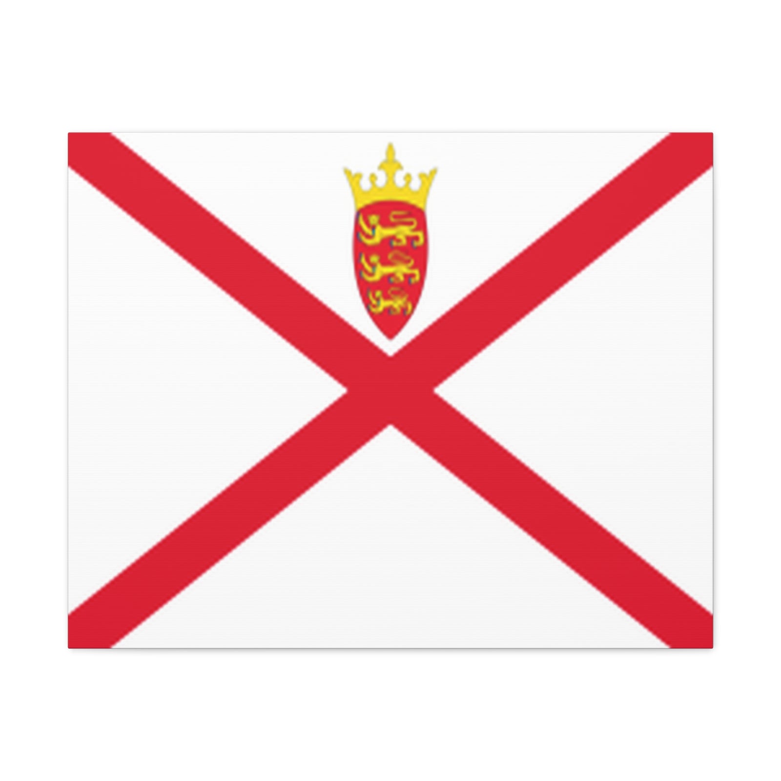 Jersey Country Flag Canvas Vibrant Wall Art Unframed Home Decor-Express Your Love Gifts