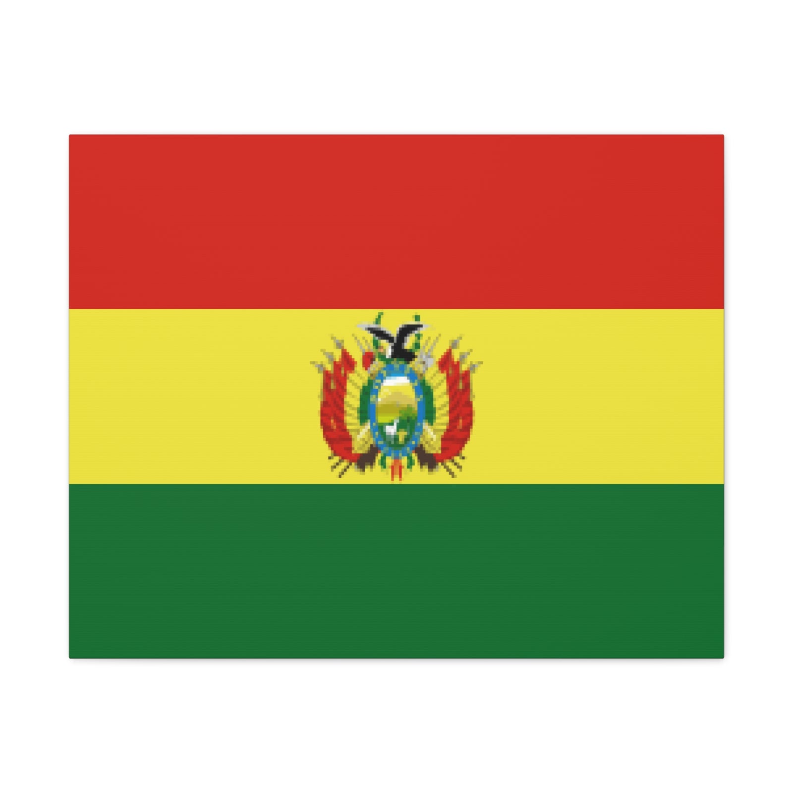 Bolivia Country Flag Canvas Vibrant Wall Art Unframed Home Decor-Express Your Love Gifts