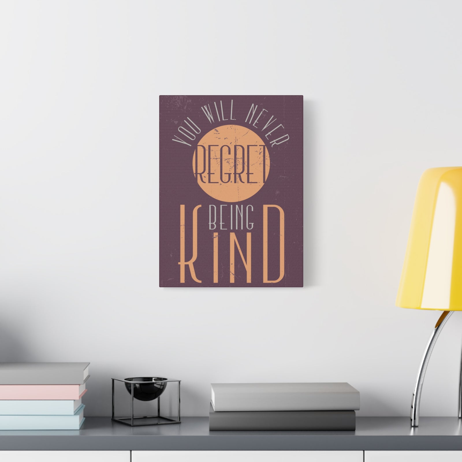 Inspirational Quote Canvas Being Kind Wall Art Motivational Motto Inspiring Prints Artwork Decor Ready to Hang-Express Your Love Gifts