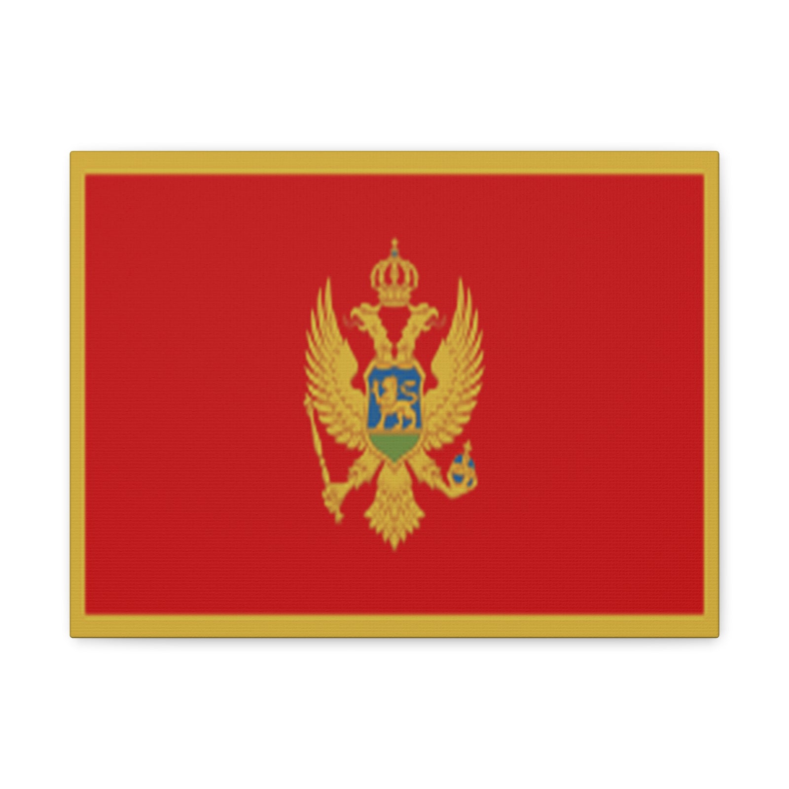 Montenegro Country Flag Canvas Vibrant Wall Art Unframed Home Decor-Express Your Love Gifts