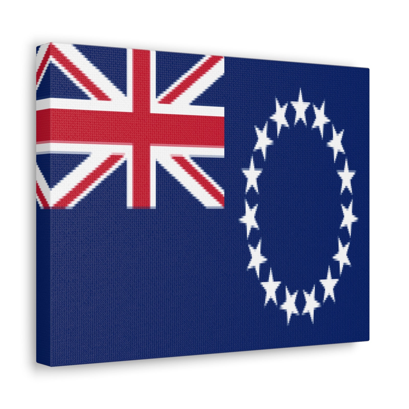 Cook Islands Country Flag Canvas Vibrant Wall Art Unframed Home Decor-Express Your Love Gifts